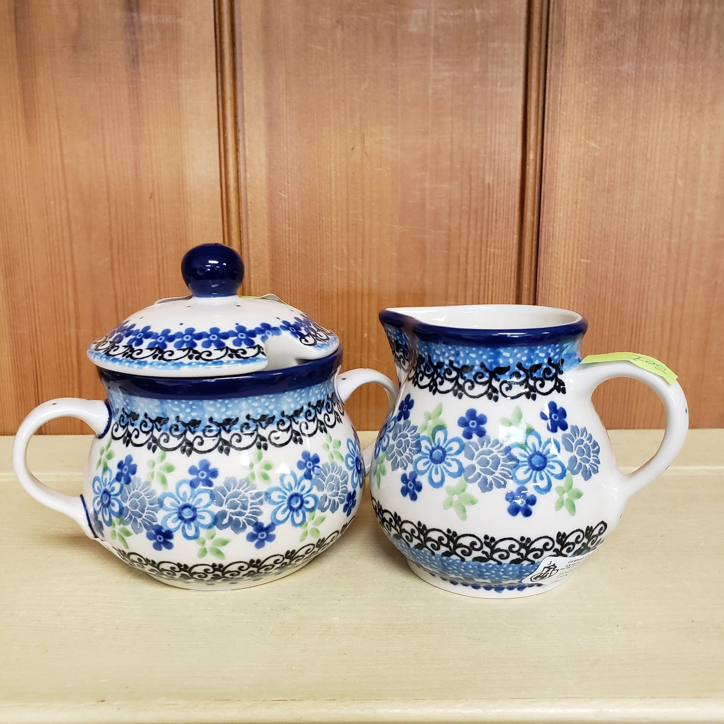 Set ~ Sugar & Creamer ~ 2633 Flowerworks