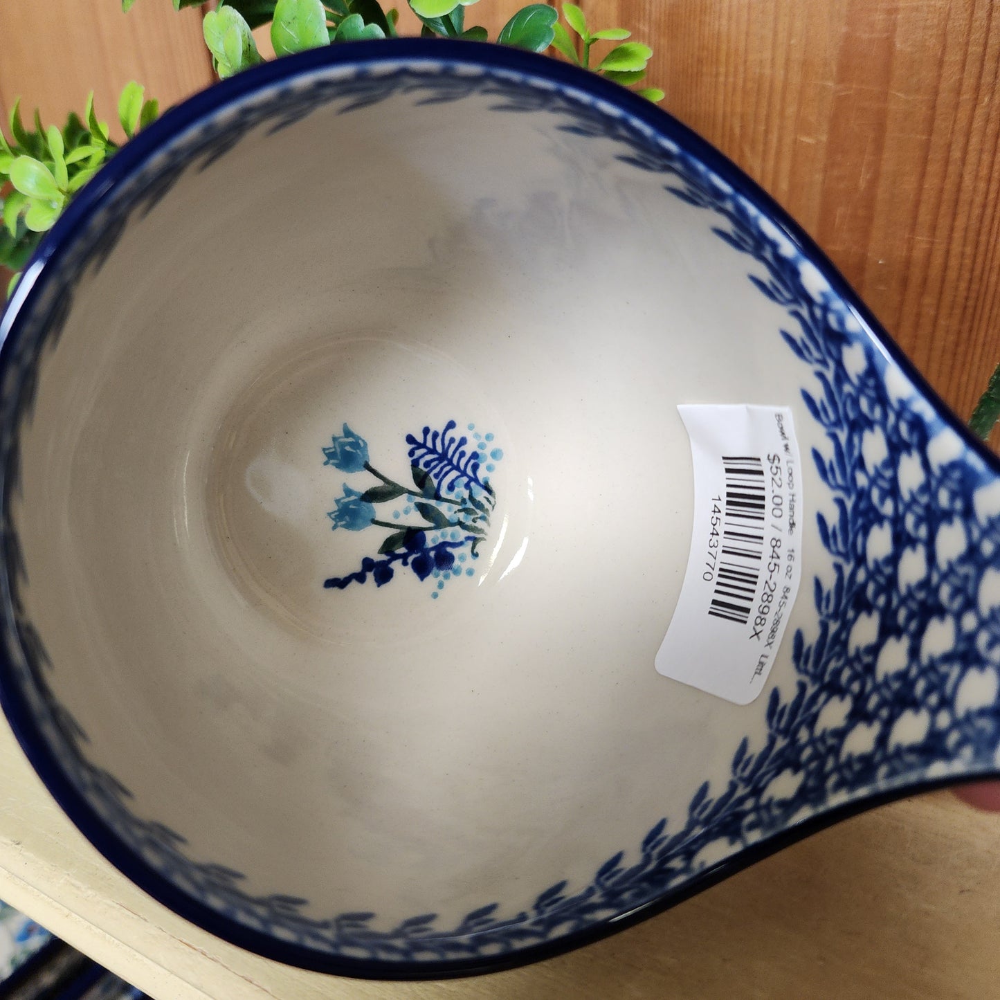 Bowl w/ Loop Handle 16 oz 845-2898X Little Gems pf0526