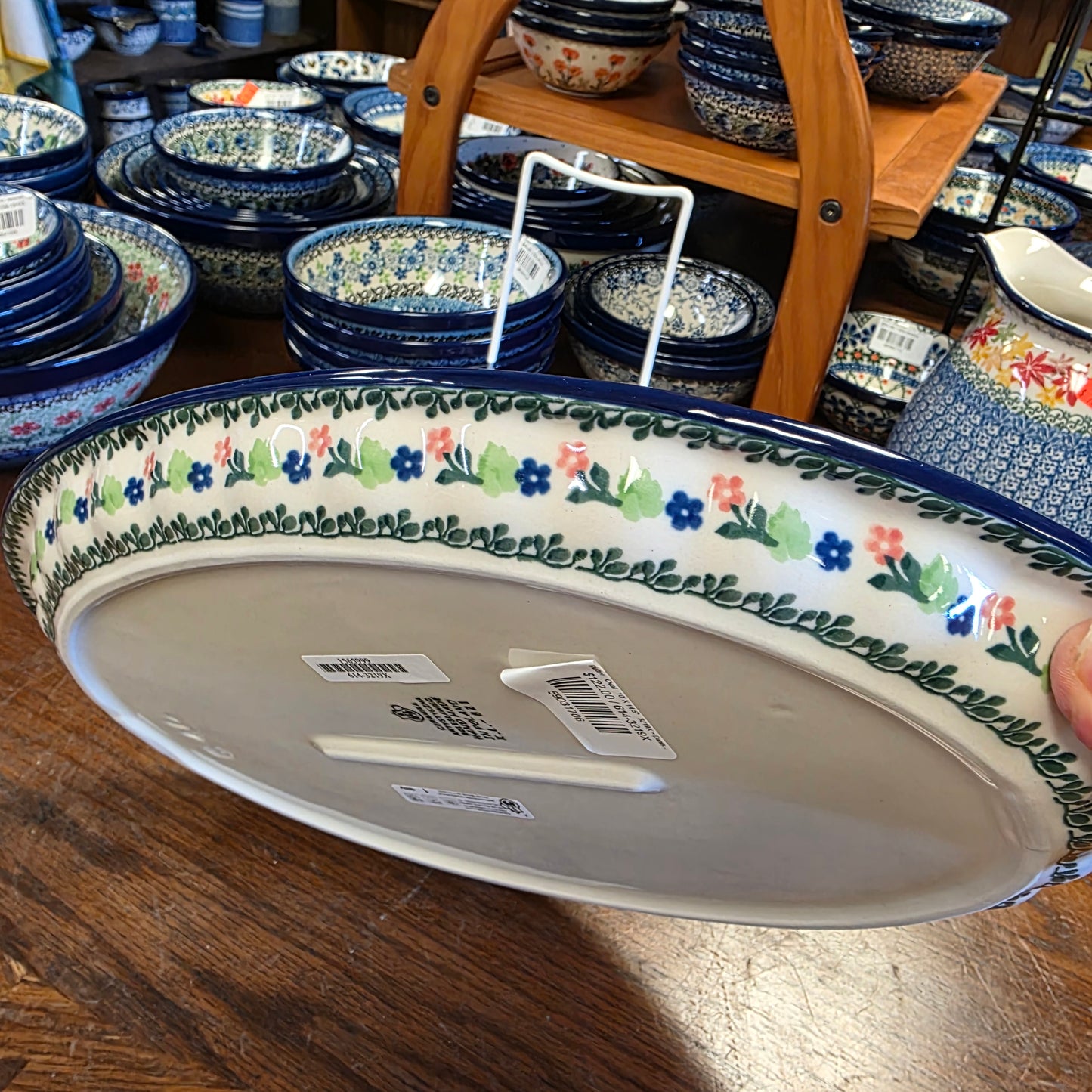 Platter Oval 10' X 14.5" 3219X ~ Danish Garden