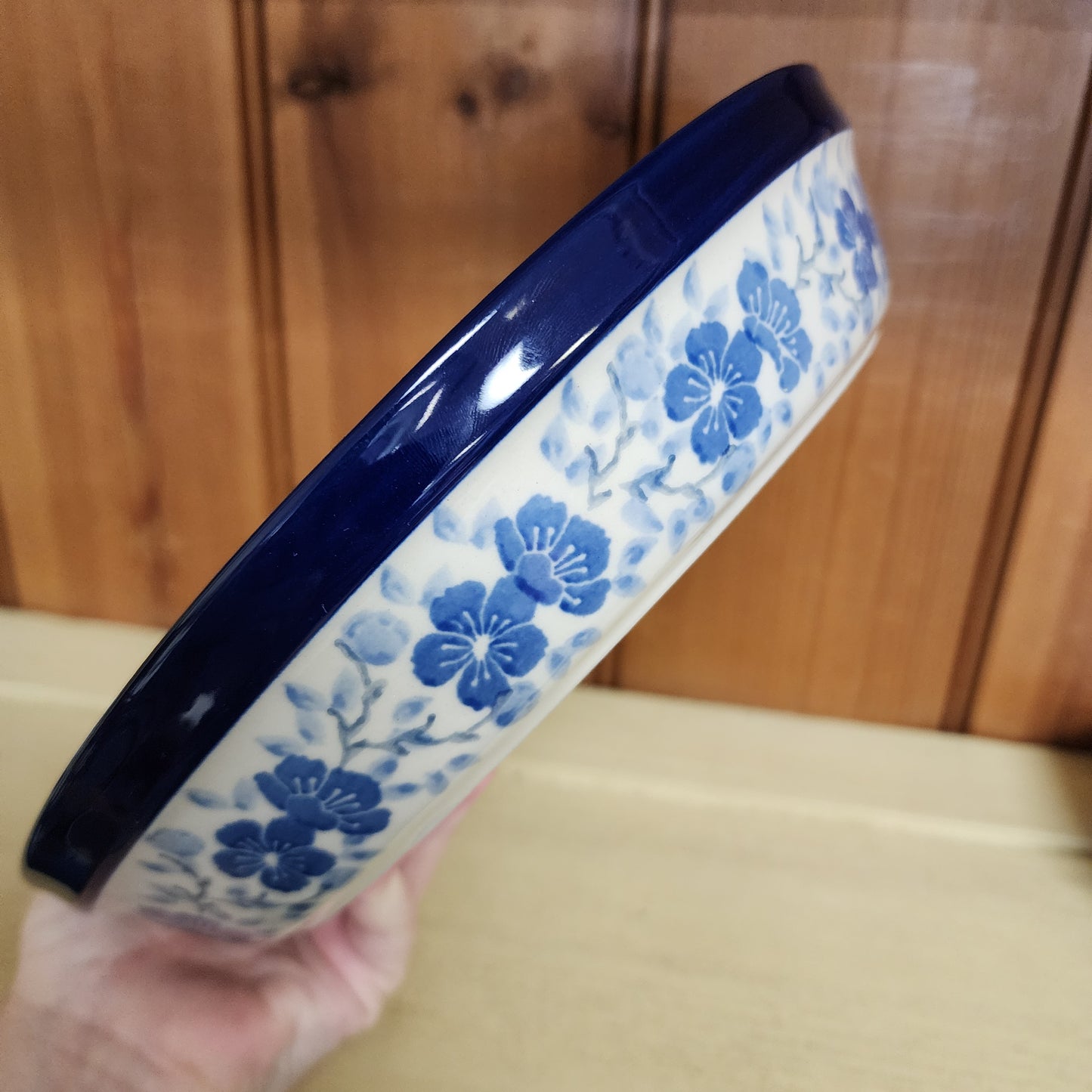 Pie Plate ~ 10" 230-3428X Timeless Blue PF0526