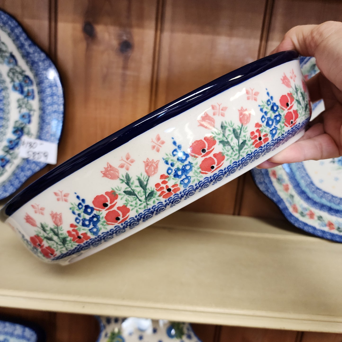 Baker Oval 10.5" 3220X ~ Whimsical Garden