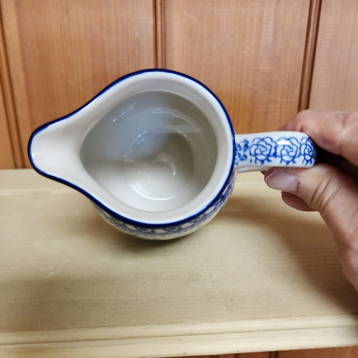 Cream Pitcher 11 oz 3277X ~ Blue Sage