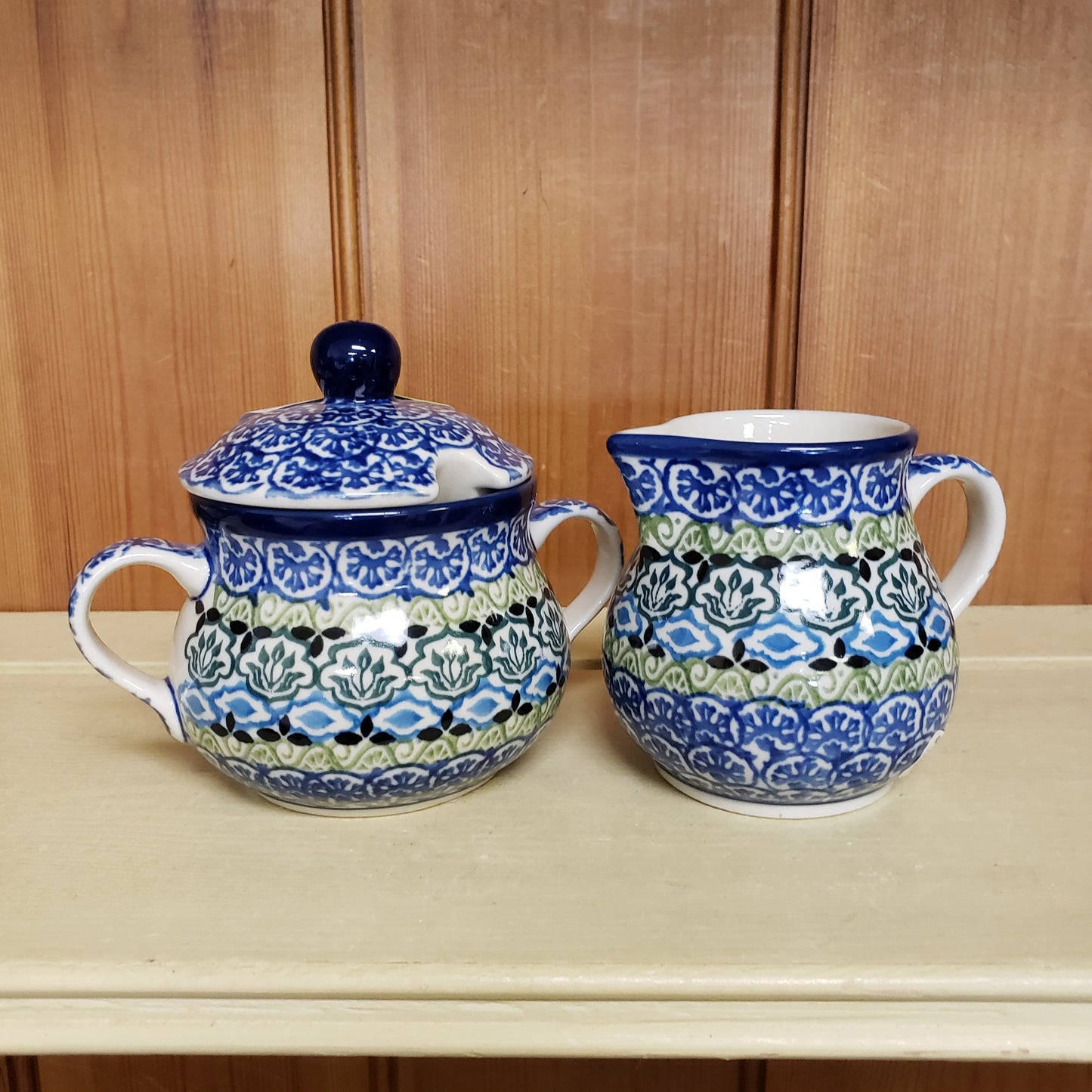 Set ~ Sugar & Creamer ~ 1858 Tranquility