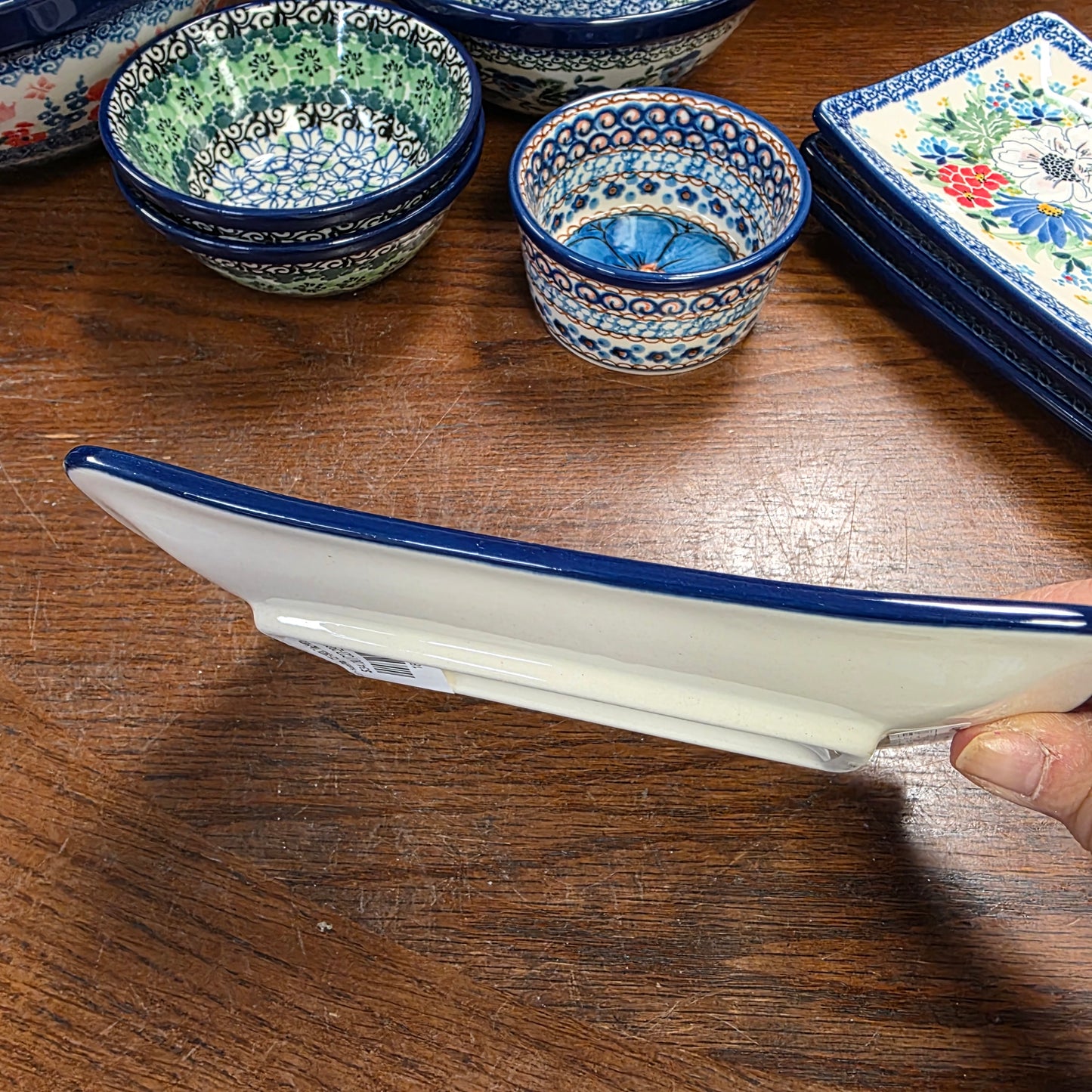 Sushi Plate 7"x4 3/4" C27-2903X Tulip Horizon pf0526