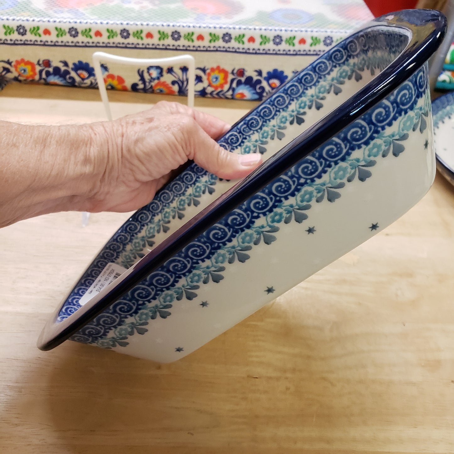 Baker ~ w/Grip Edge ~ 7" x 9.75" 162-2793X ~ Frost & Flurry Snowman