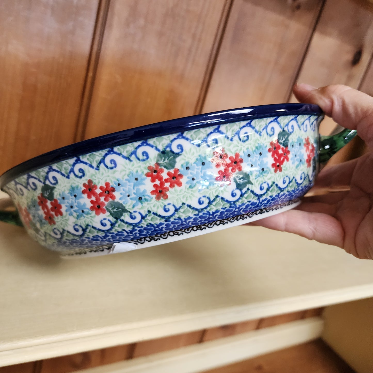 Round Baker w/handles - 9" U4600 ~ U4