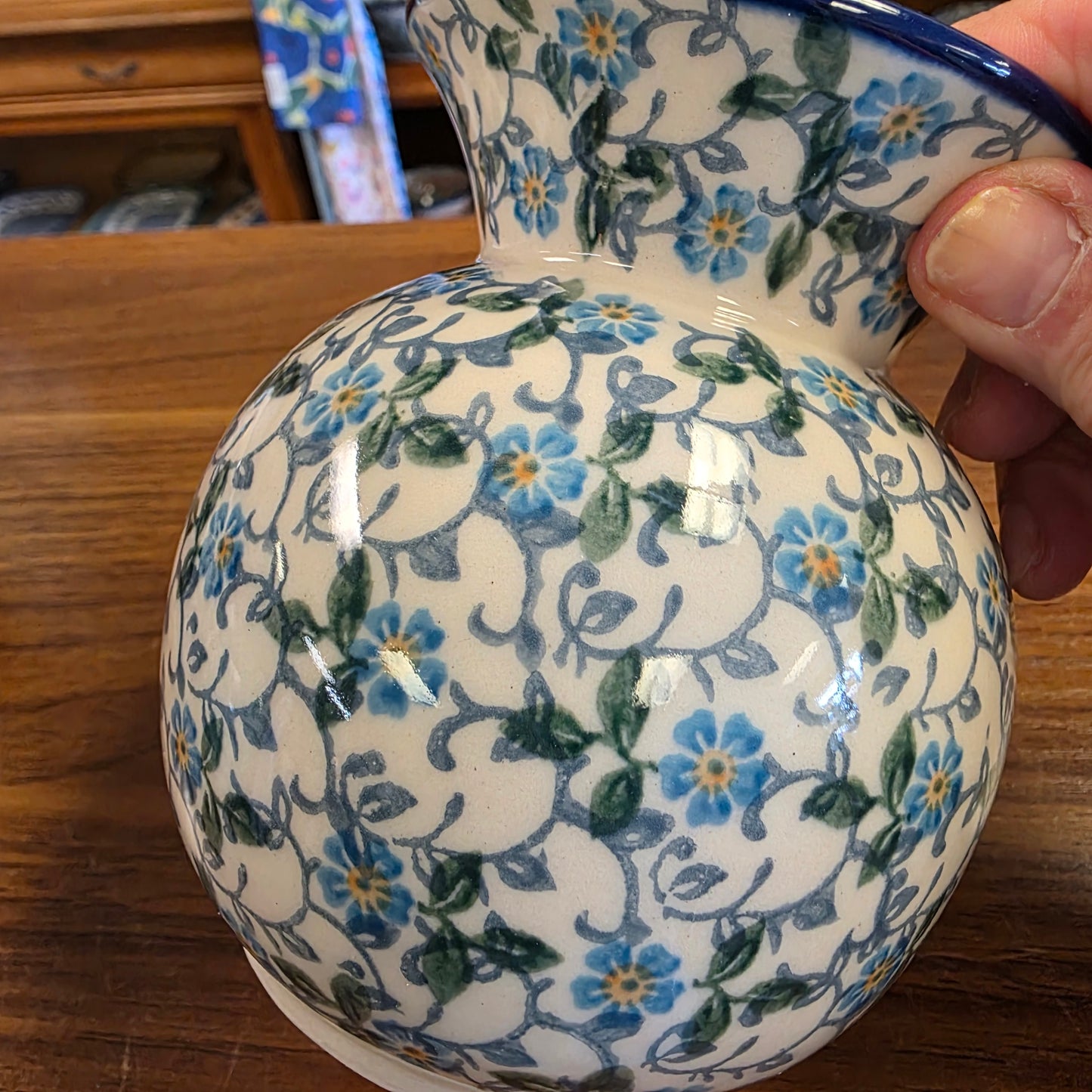 Vase Bubble 4.25" 048-2089X Forget Me Knots pf0526