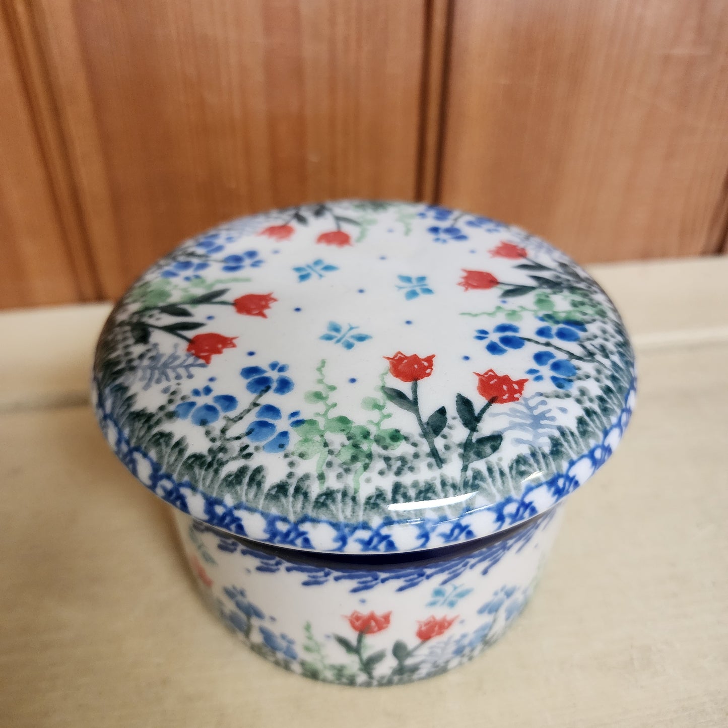 Butter Bell 3.75"W x 3"H 2903X ~ Tulip Horizon