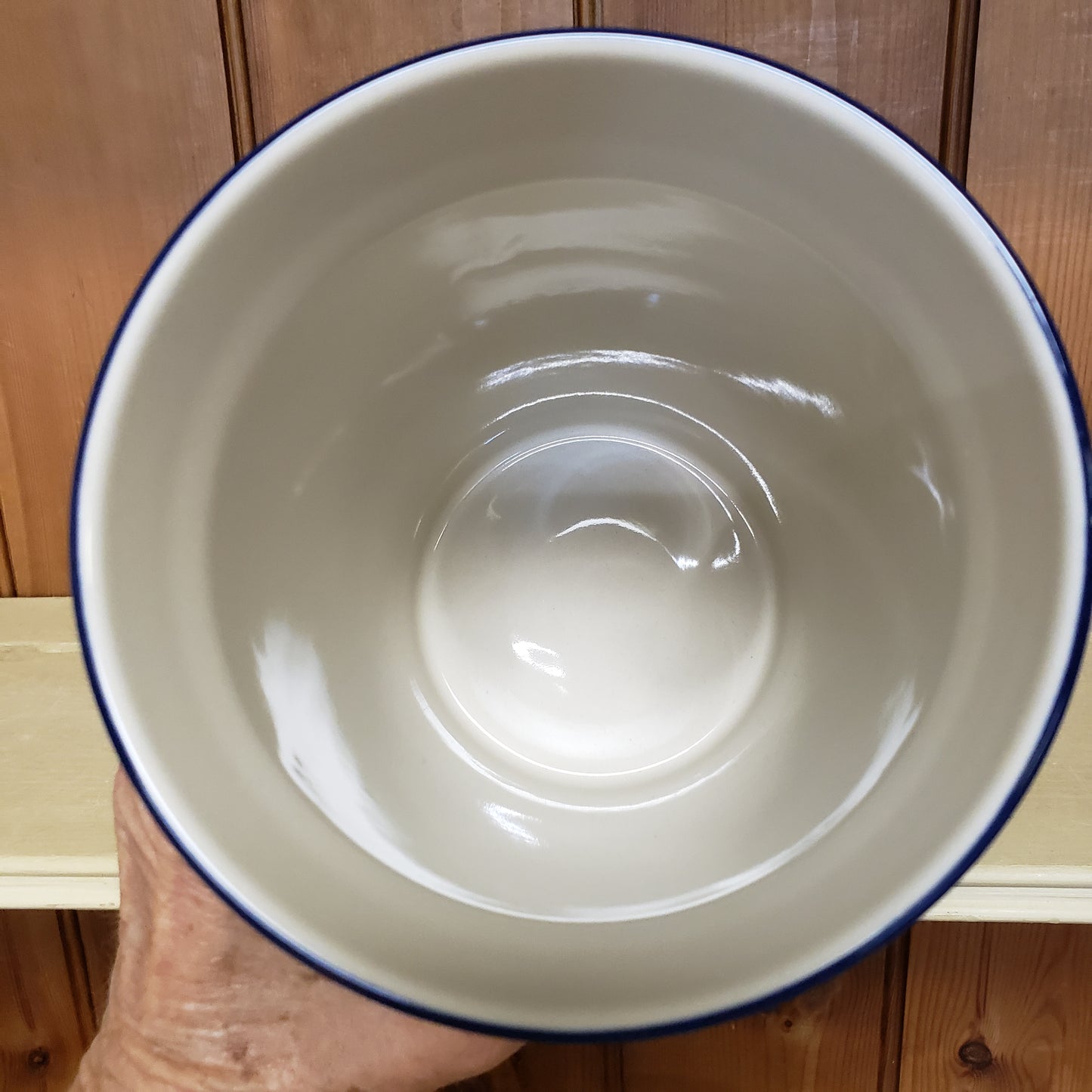 Wine/ Utensil Holder ~ 7.75" H 169-2089X Forget Me Nots