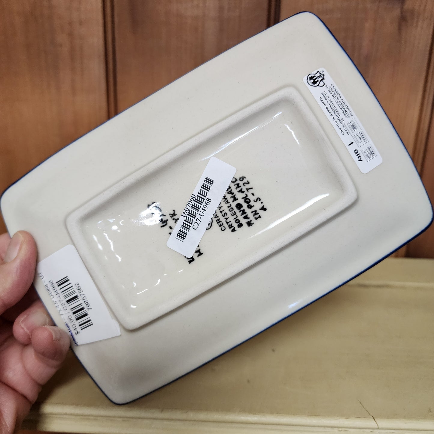 tray ~ 7"x 4.5" U4968 ~ U3 ~ M. Starzyk