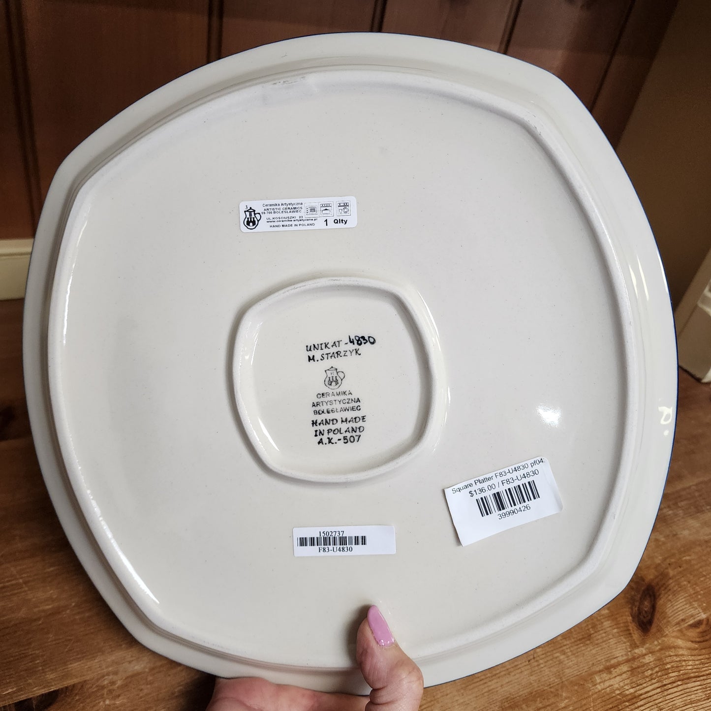 Square Platter F83-U4830 pf0425