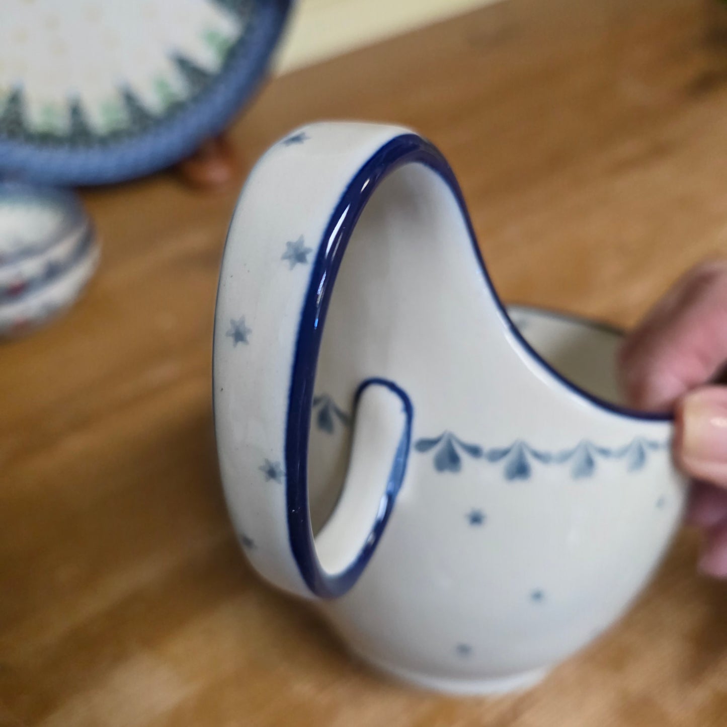 Bowl w/ Loop Handle 16 oz 845-2793X Frost & Flurry pf0526