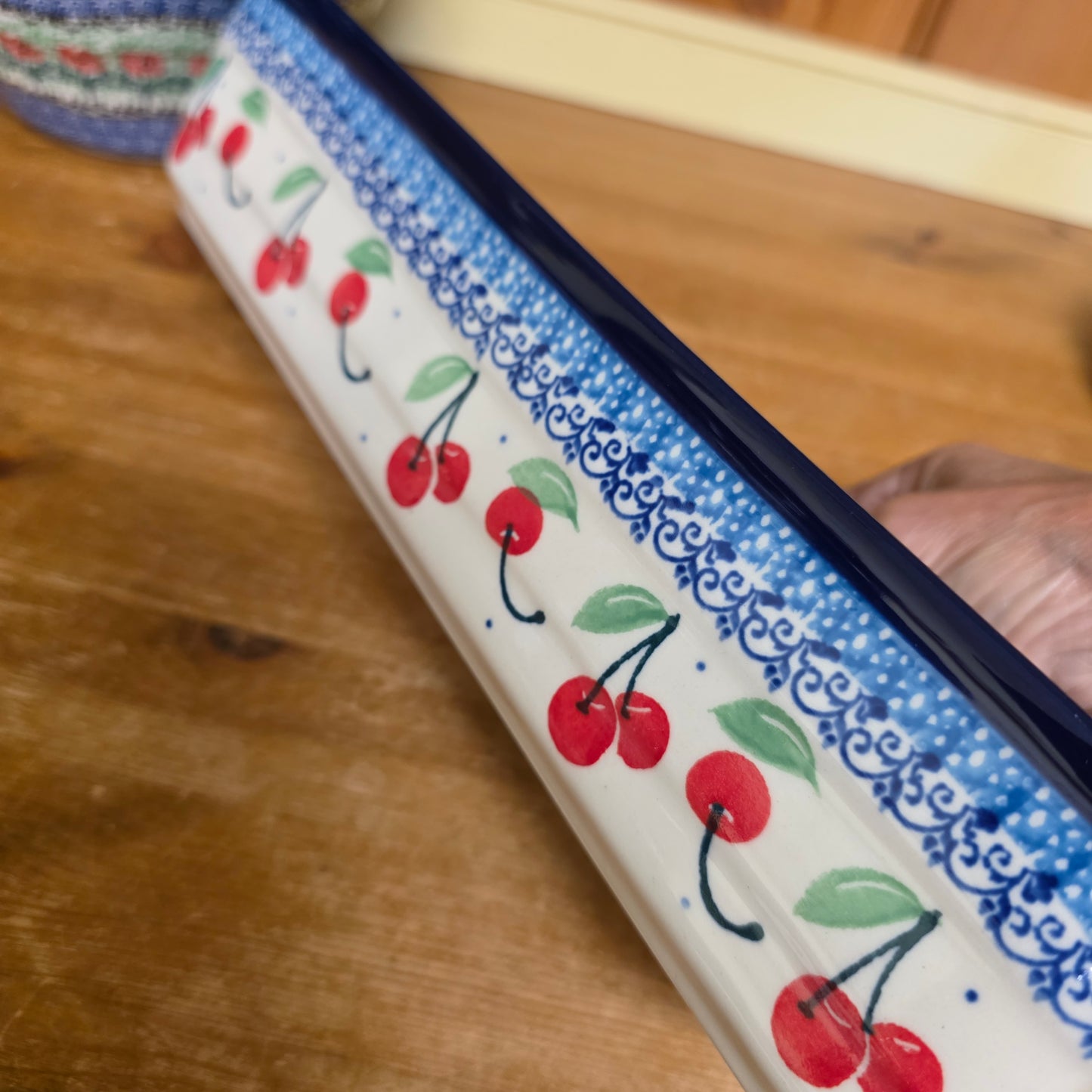 Baker Long Loaf 12" x 4.5" x 3.5"deep 784-2715X Cherry Pie pf0526