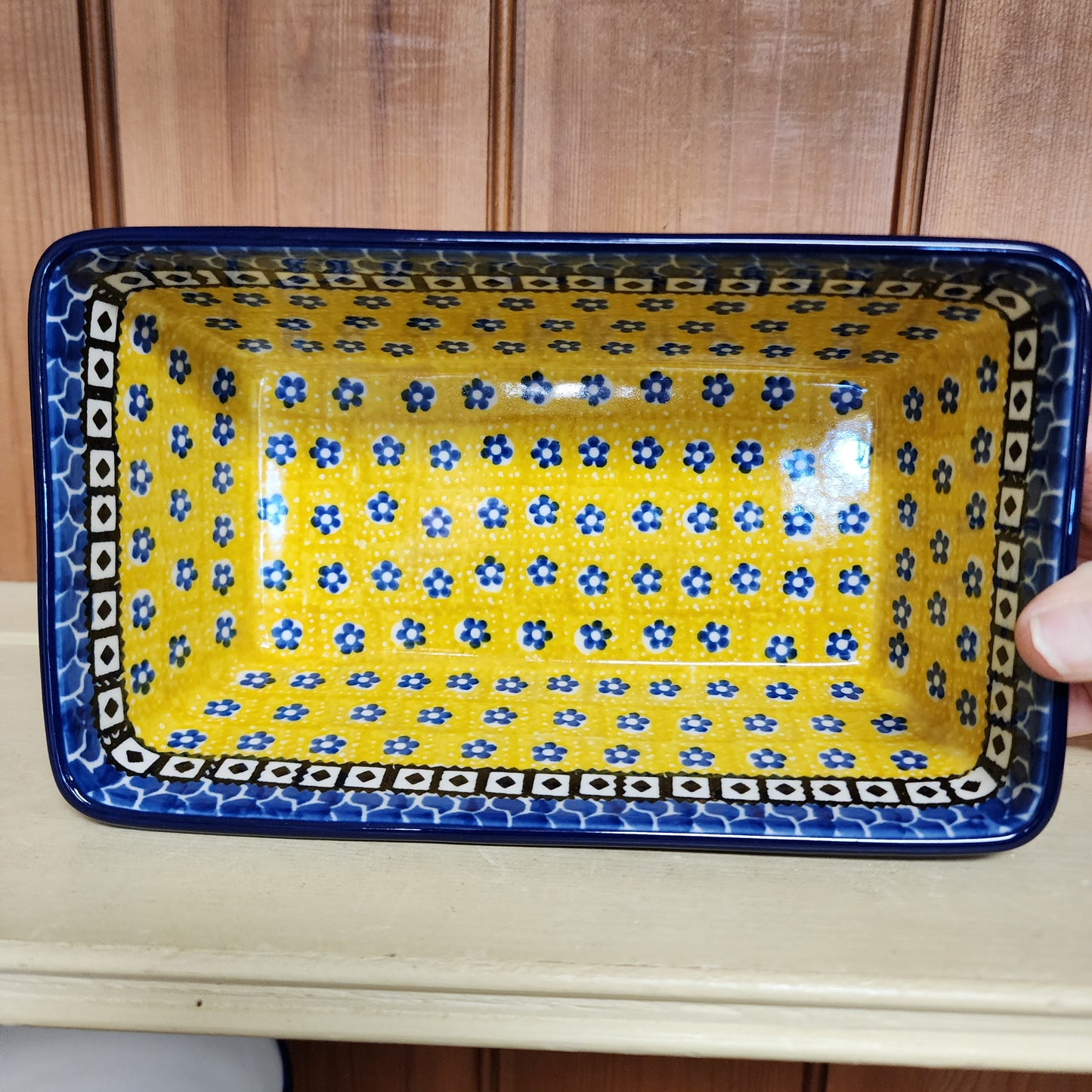 Baker ~ Loaf Pan ~ 7.75"w X 8"L 0859X ~ Sunburst