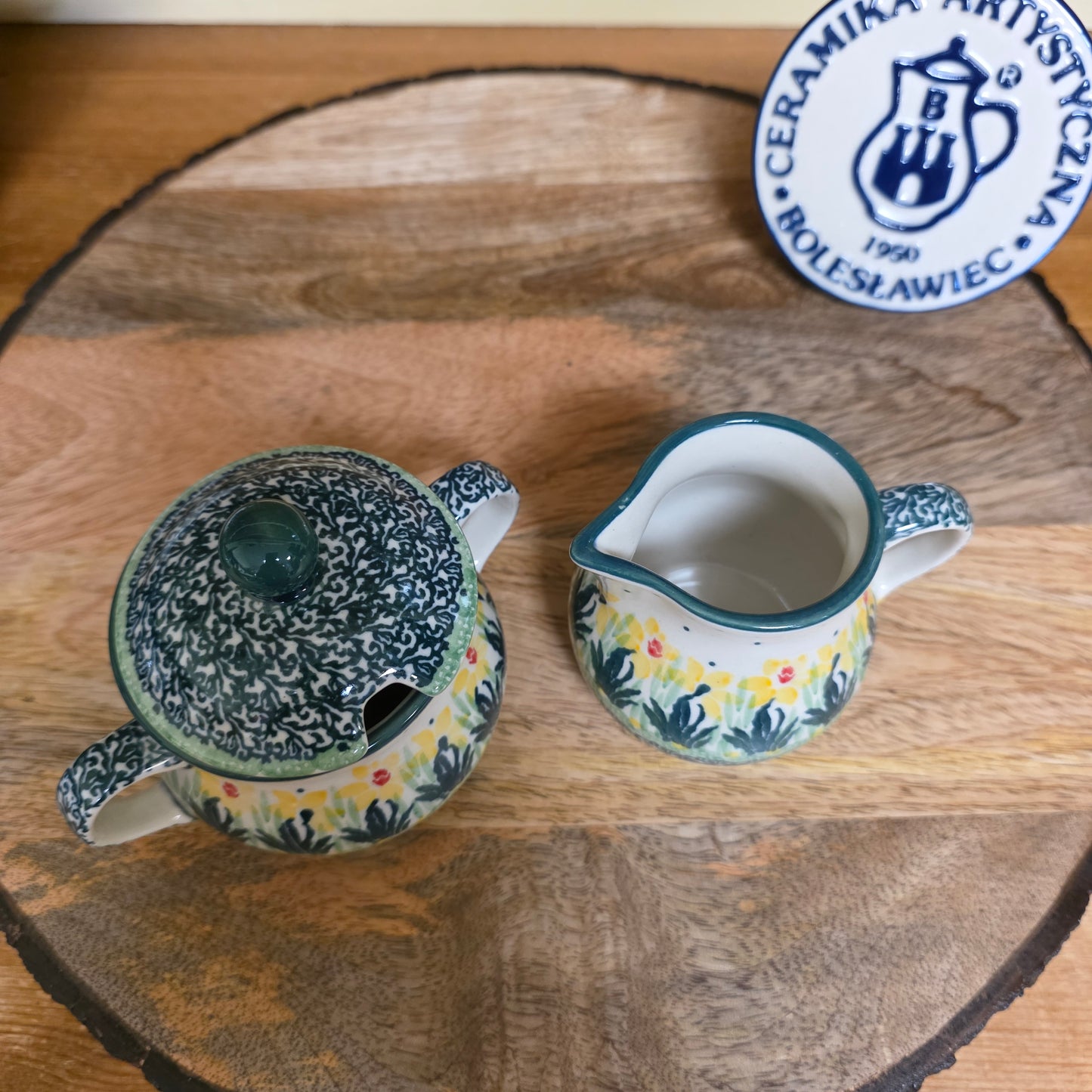 Set ~ Sugar/Creamer Daffodil 2777q
