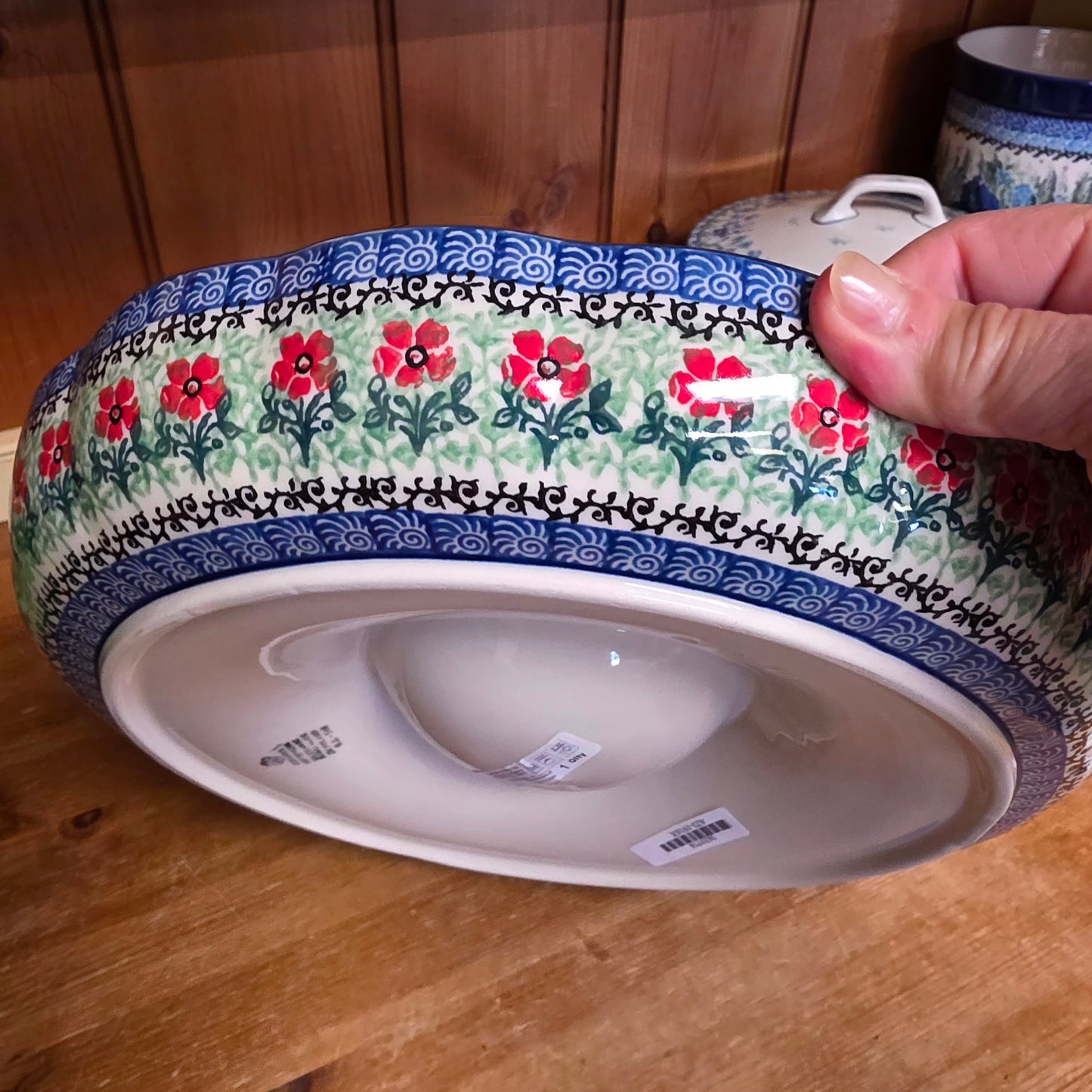 Bowl Fluted Vegetable 12" x 2" Chip & Dip A23-1916X Maraschino pf0526