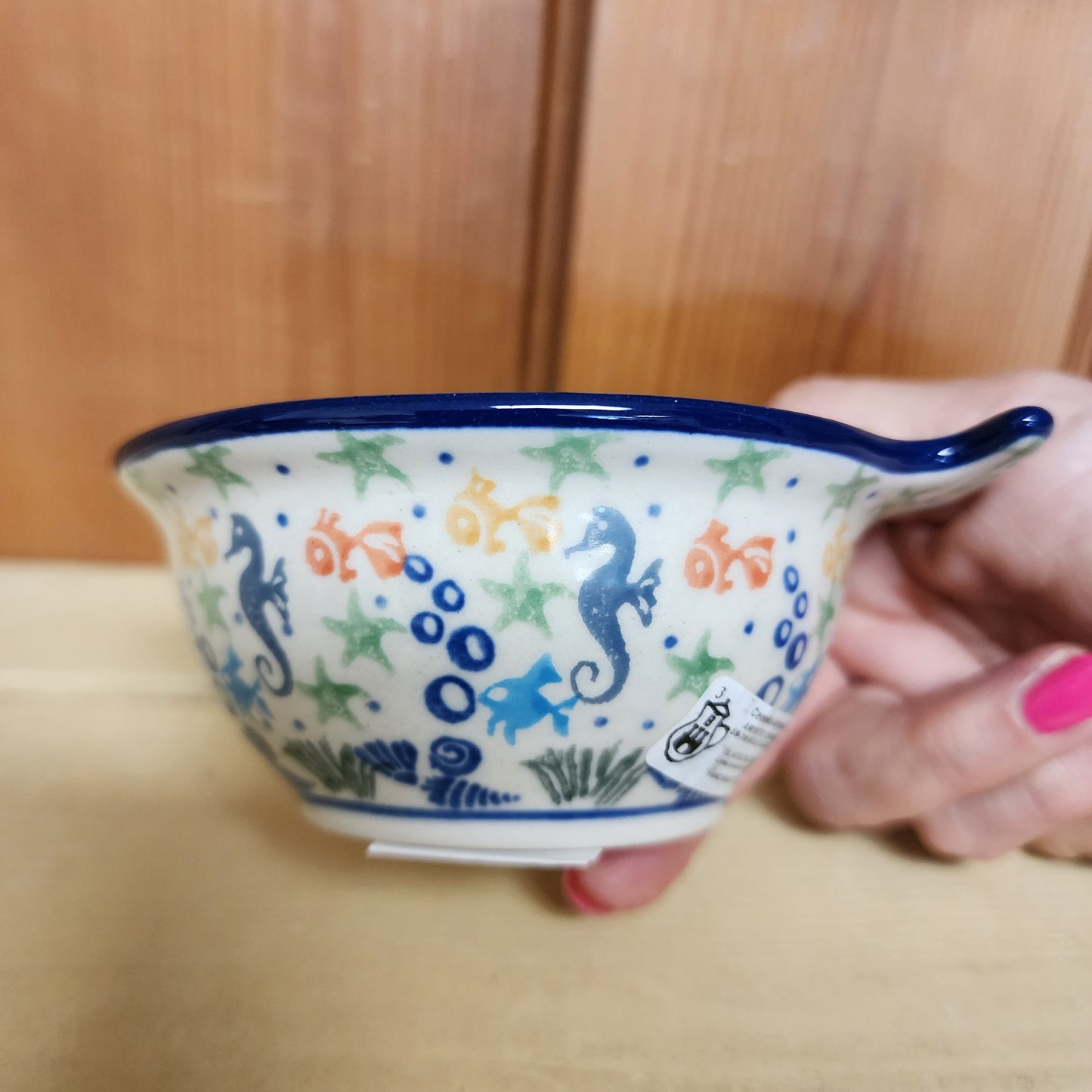 Fish Shaped Bowl E35-1316X Sea Horse