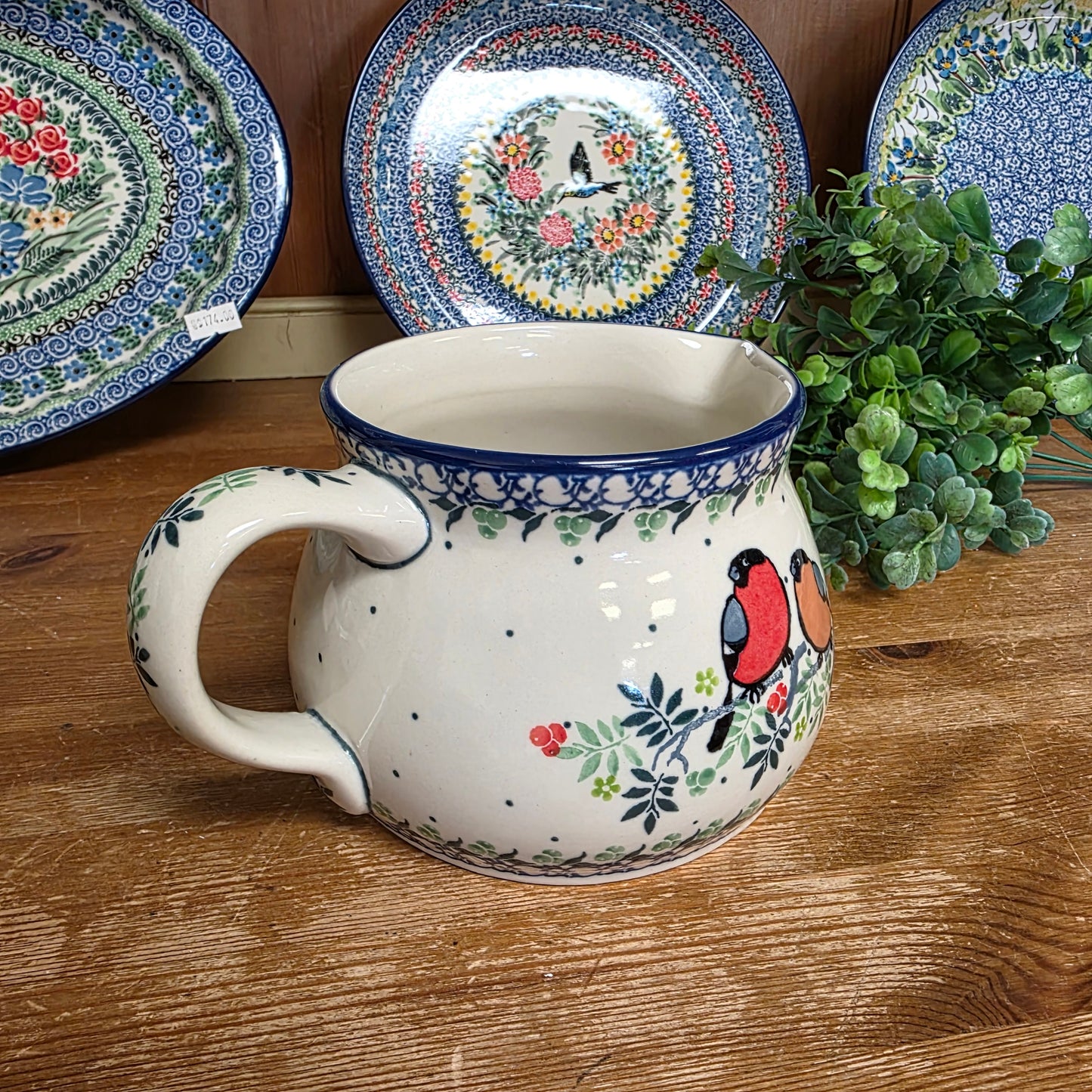 Pitcher 4 cups ~ U5188 Birds M Starzyk