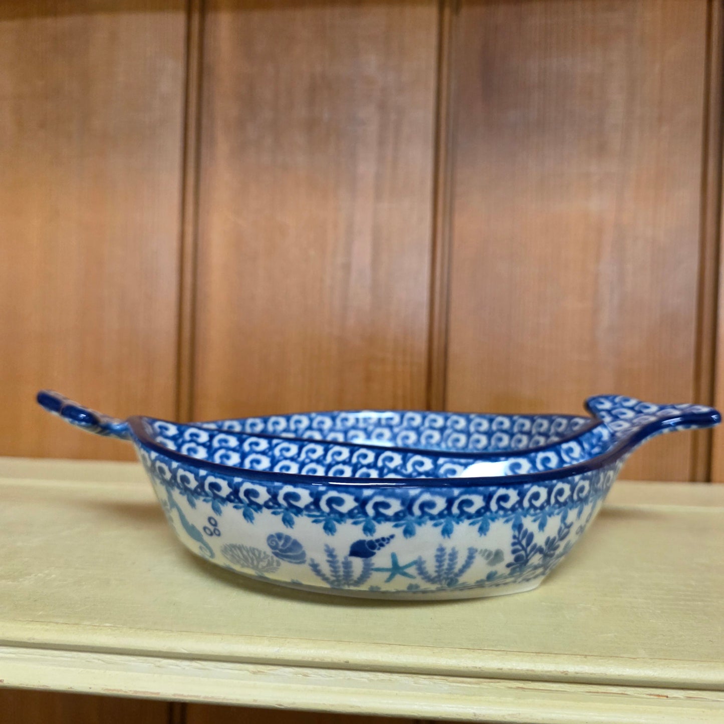 Ying Yang Fish Dish E89-2992X Marine Life pf0526