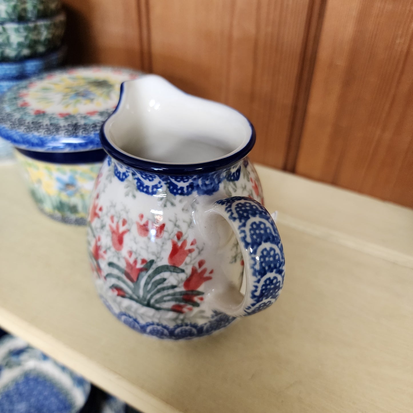 Cream Pitcher 11 oz B84-1437X Crimson Bells pf0526