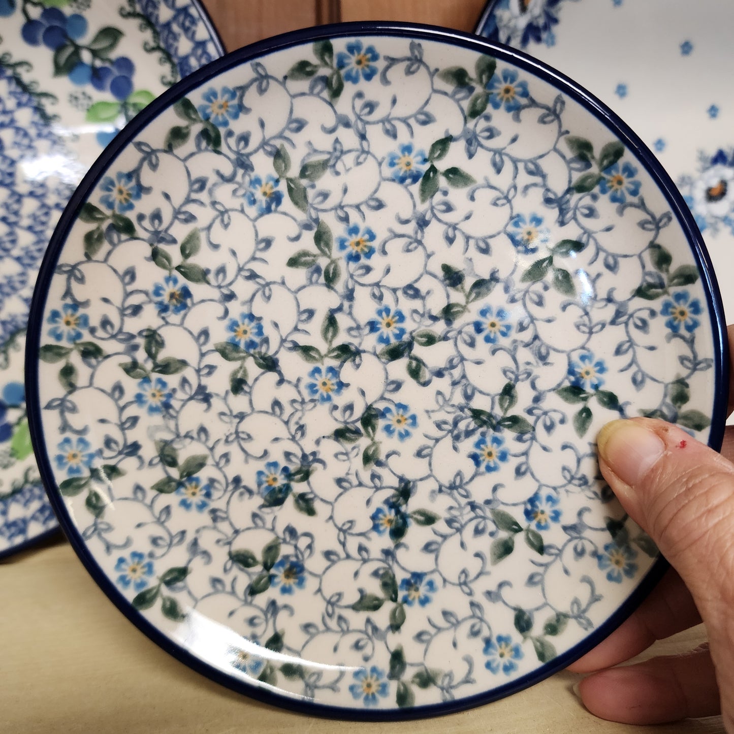 Plate ~ Bread & Butter ~ 6.25" 261-2089X Forget Me Nots