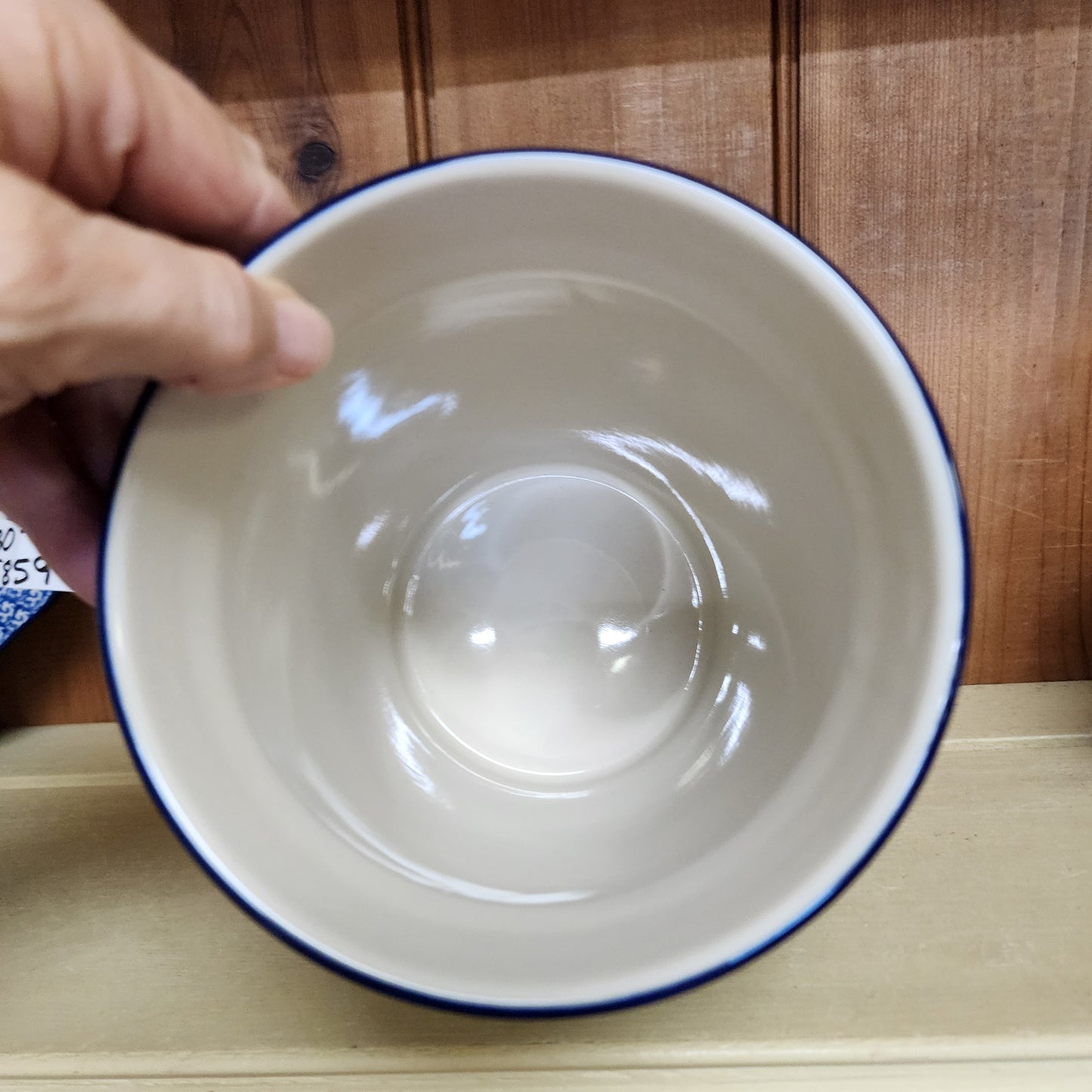 Wine/ Utensil Holder 7.75" H 1432X ~ Blue Bells