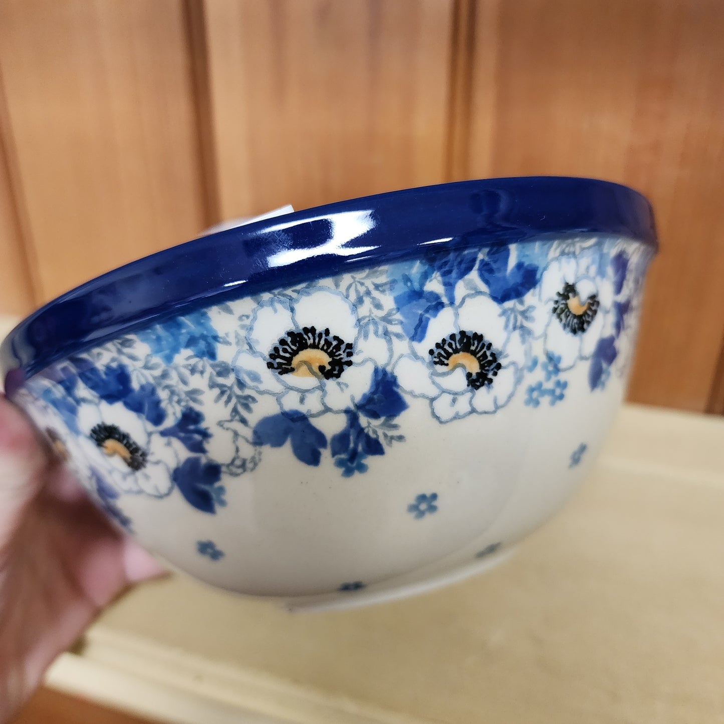 Bowl Nesting 6.5" W 058-2222X Snow Poppy pf0526