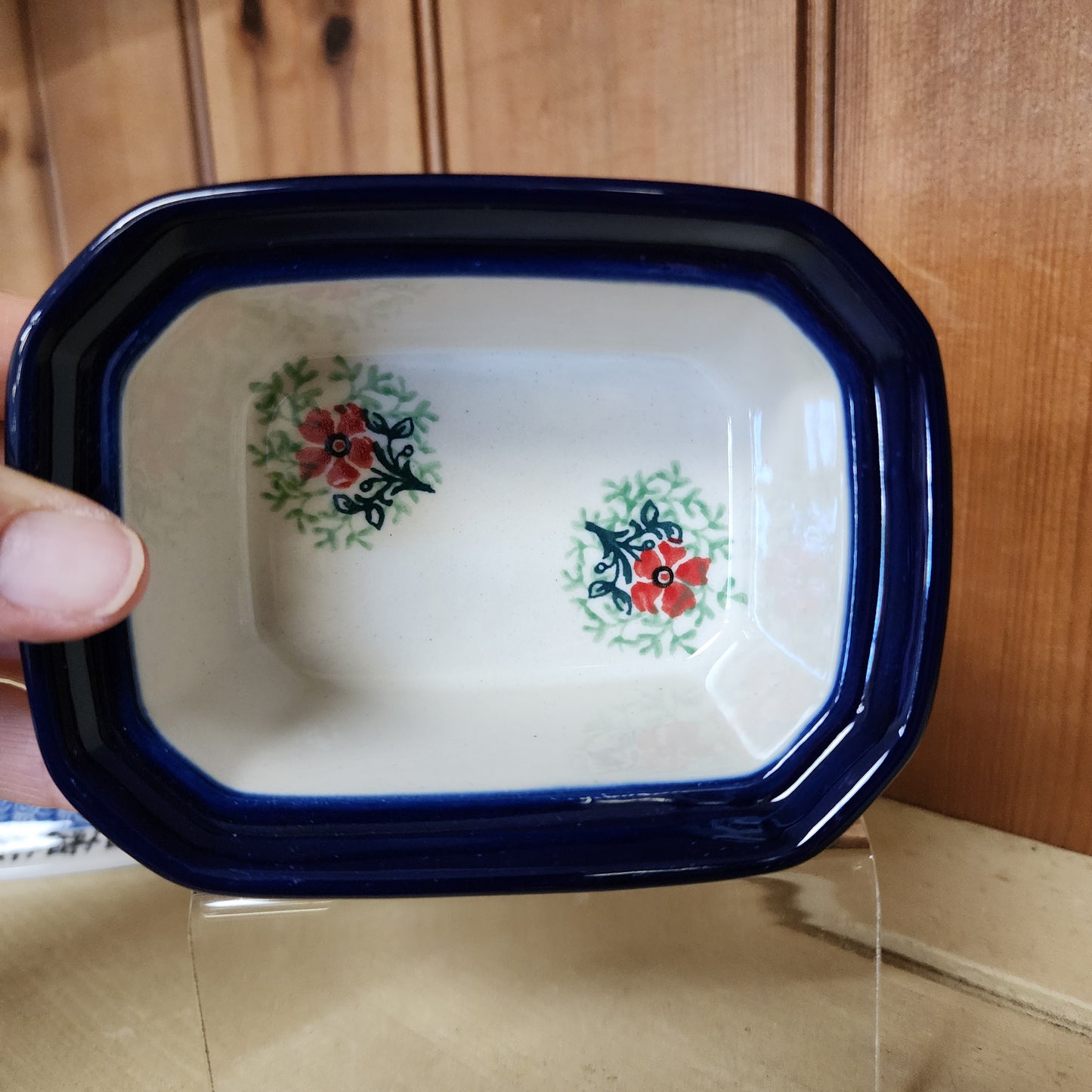 Covered Container 3.25"H x 3.5"W x 4.5"L 1916X ~ Maraschino