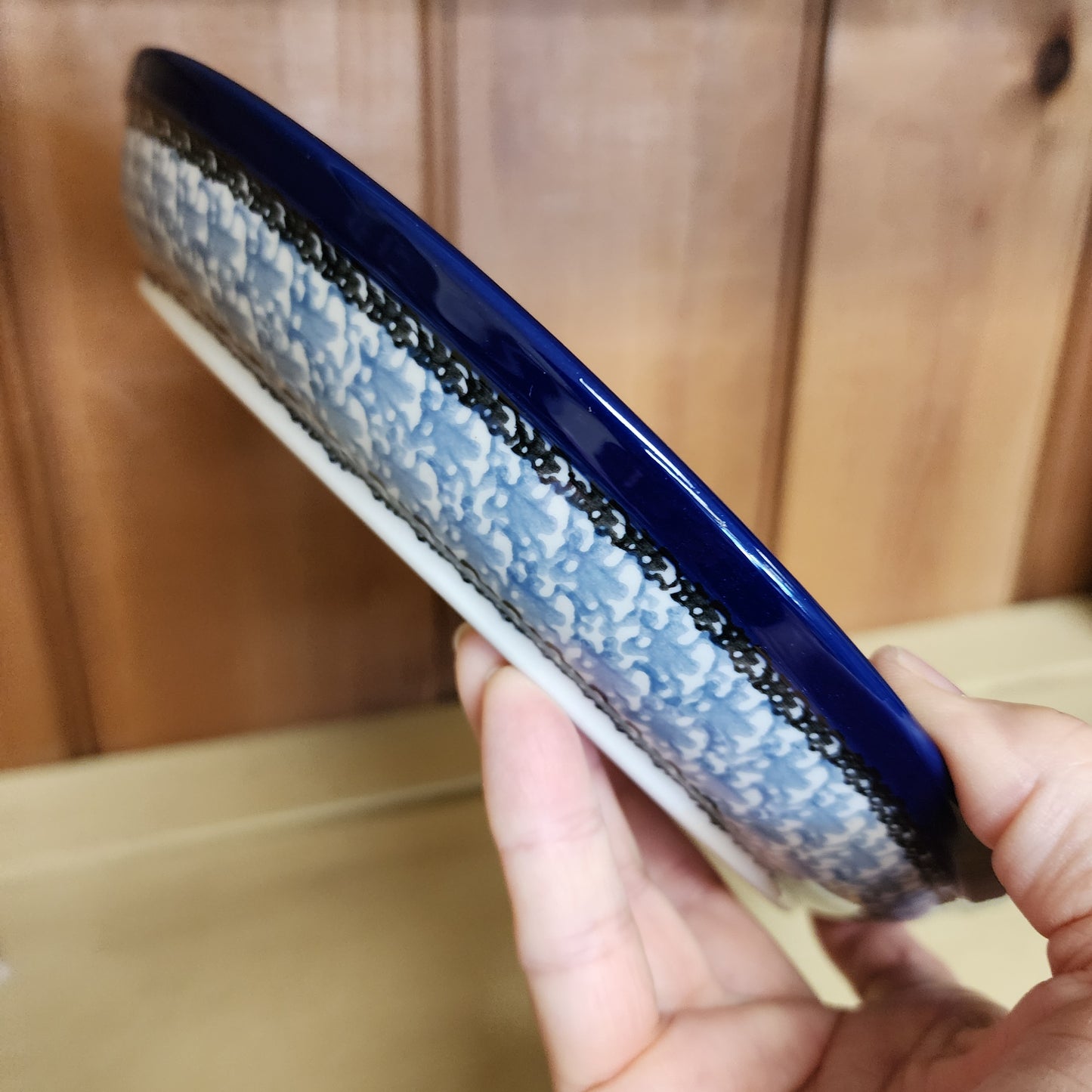 Plate Rimmed 9" 1719X ~ Evergreens