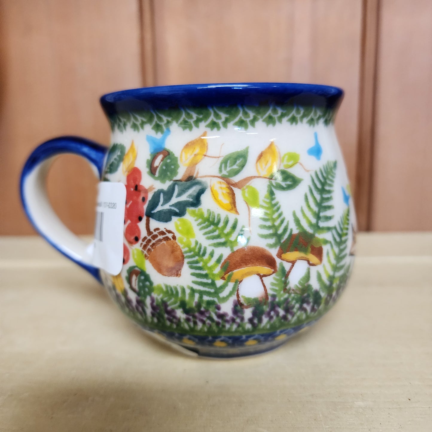 Mug 10oz Fox mushrooms fall