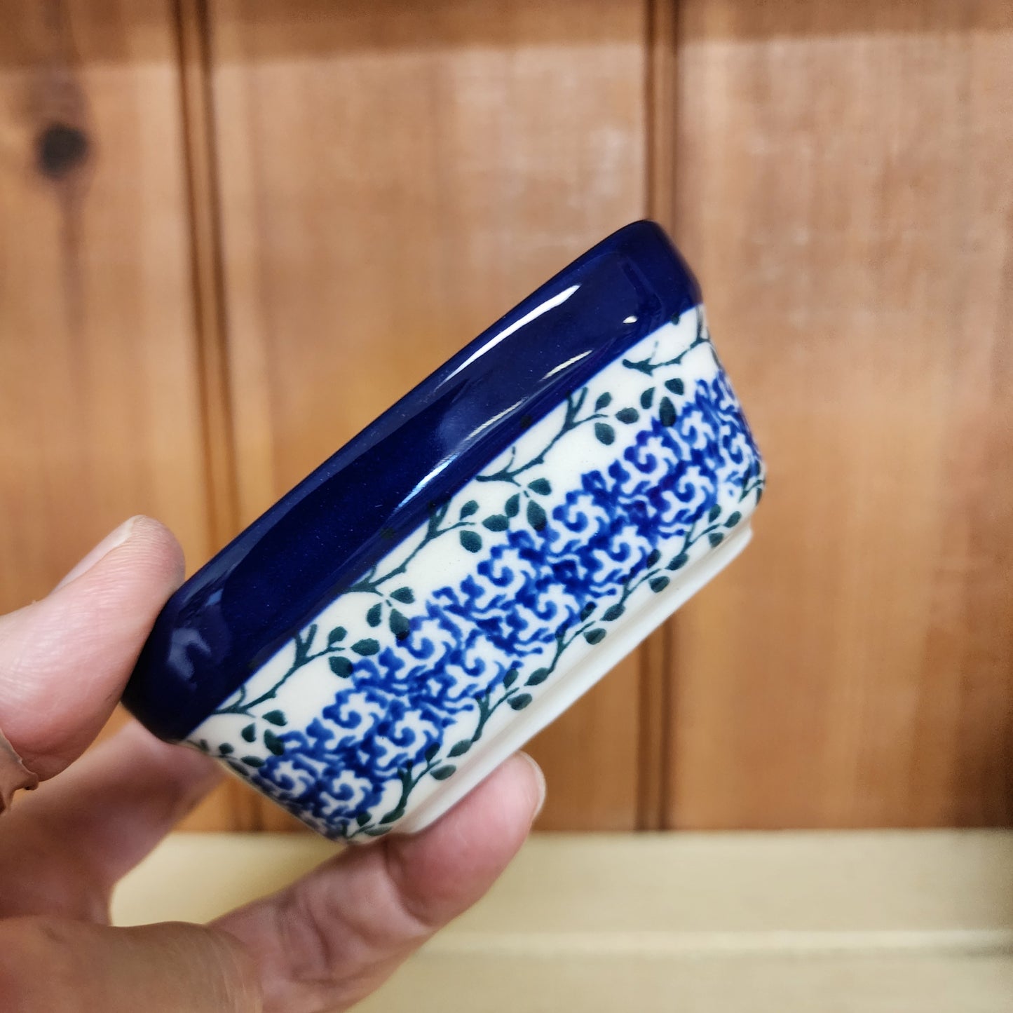 Bowl Square Ramekin 3.75" 2272X ~ Parisian Posies