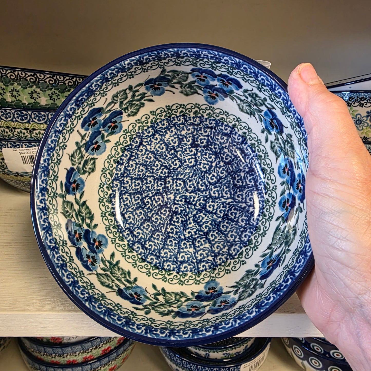 Bowl Soup/Salad 6.25" 2273X ~ Winter Viola