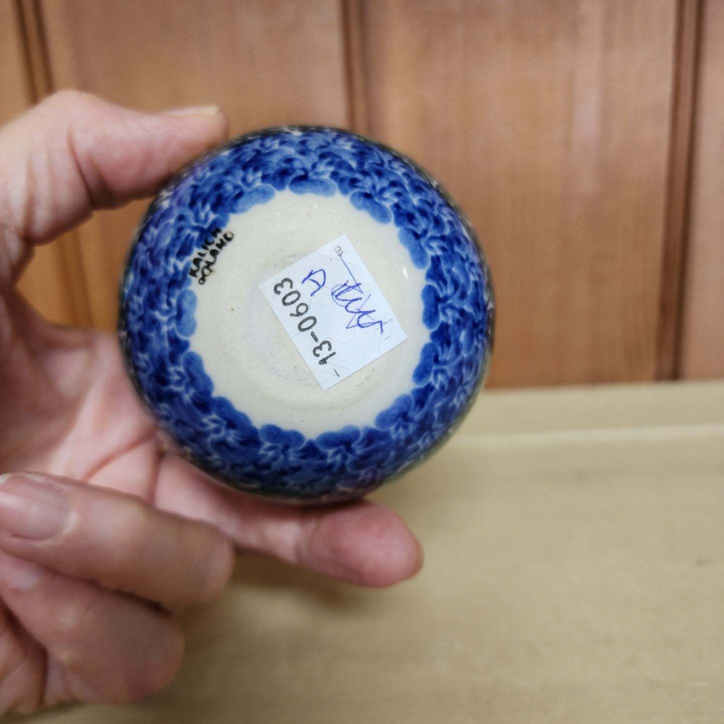 Egg 4" / "A" big coral color flowers