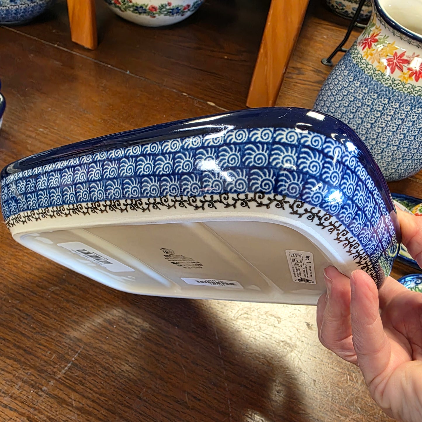 Dish Divided 6.5" x 9.25" 1916X ~ Maraschino