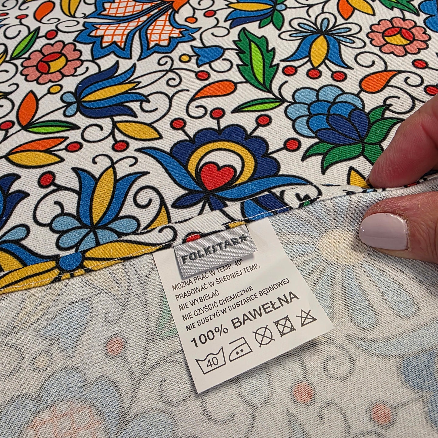 Runner Blue Kaszubian 15"x55"