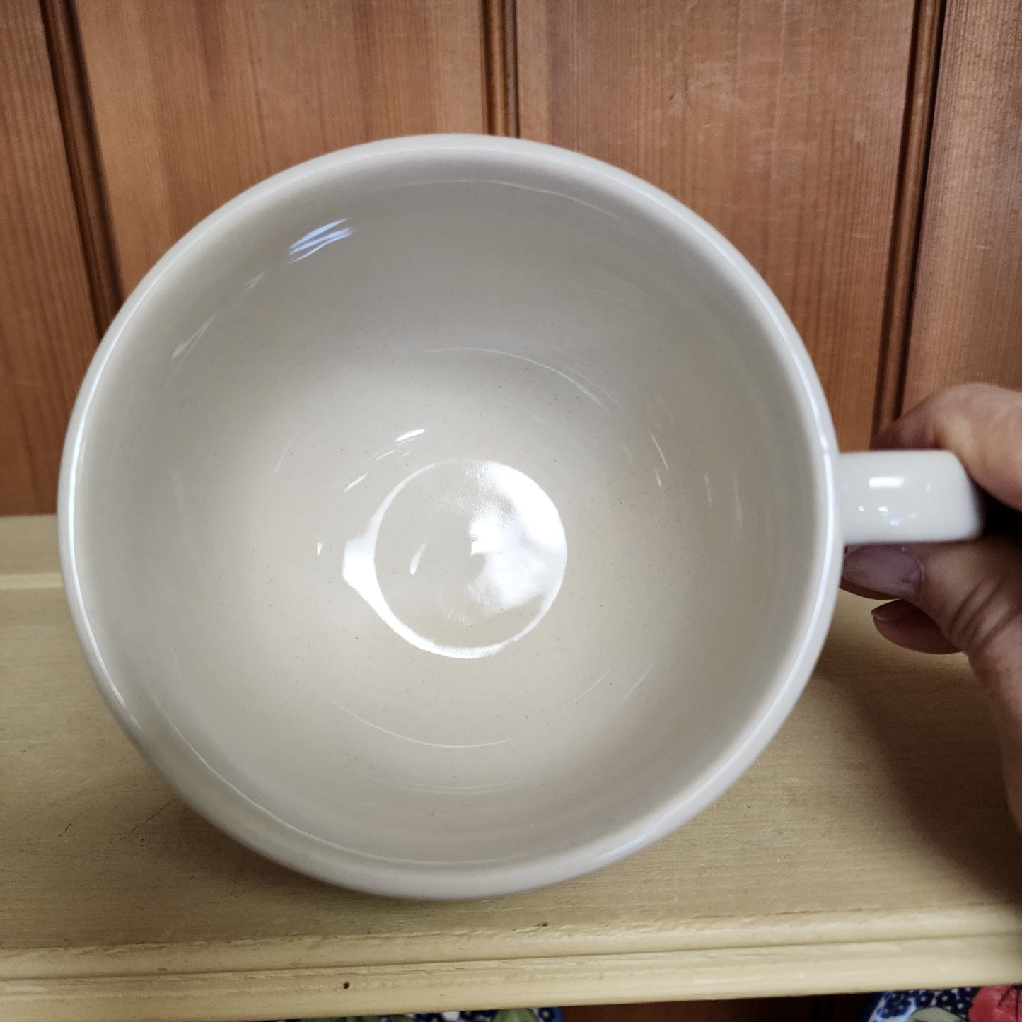 Mug ~ 17 oz Latte cup ~ Blue Garden Breeze gz5b