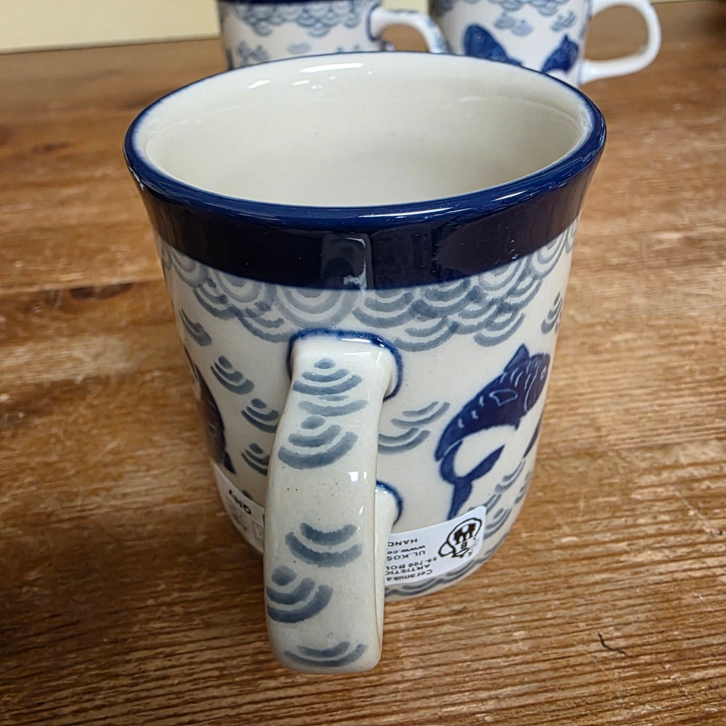 Mug ~ Espresso ~ 5 oz Xsmall cup 2372X ~ Deep Blue Sea ~ Koi Fish