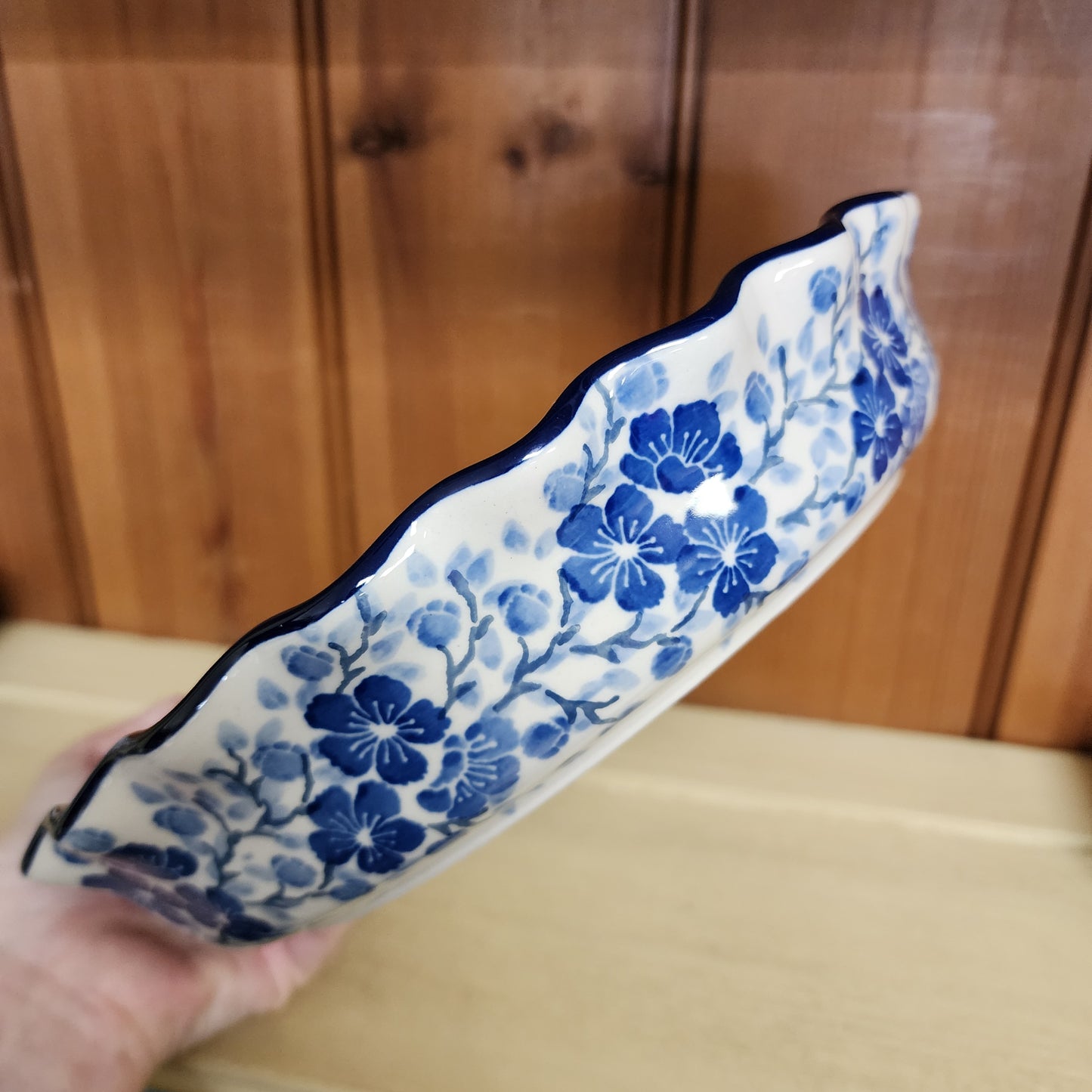 Pie Plate ~ Fluted ~ 10" 636-3428X Timeless Blue PF0526