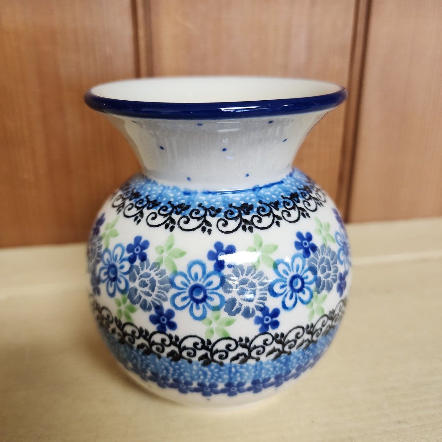 Vase ~ Bubble ~ 4.25" 048-2633X Flower Works