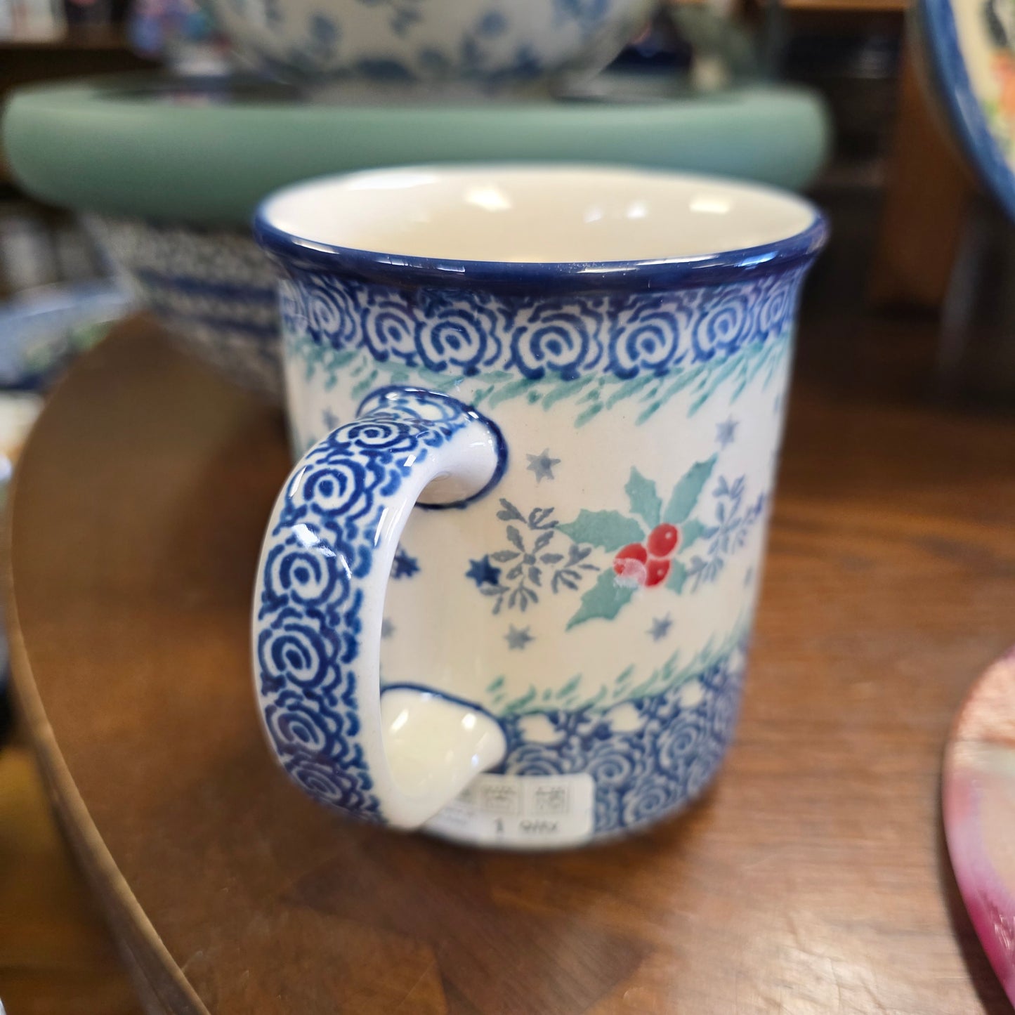 Mug Straight Side 10 oz 236-2973X Winter Holly pf0526