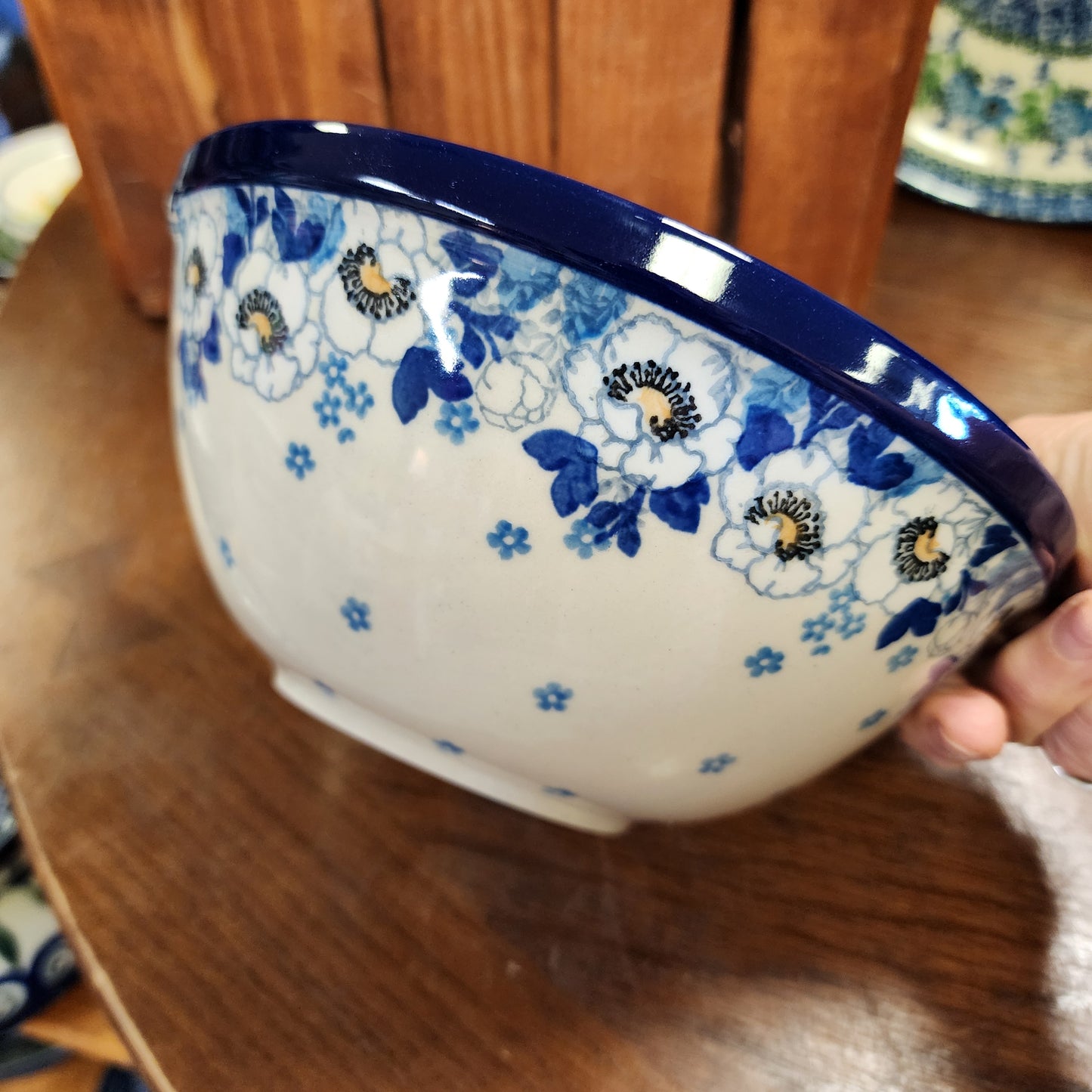 Bowl Nesting 7.75" W 057-2222X Snow Poppy pf0526