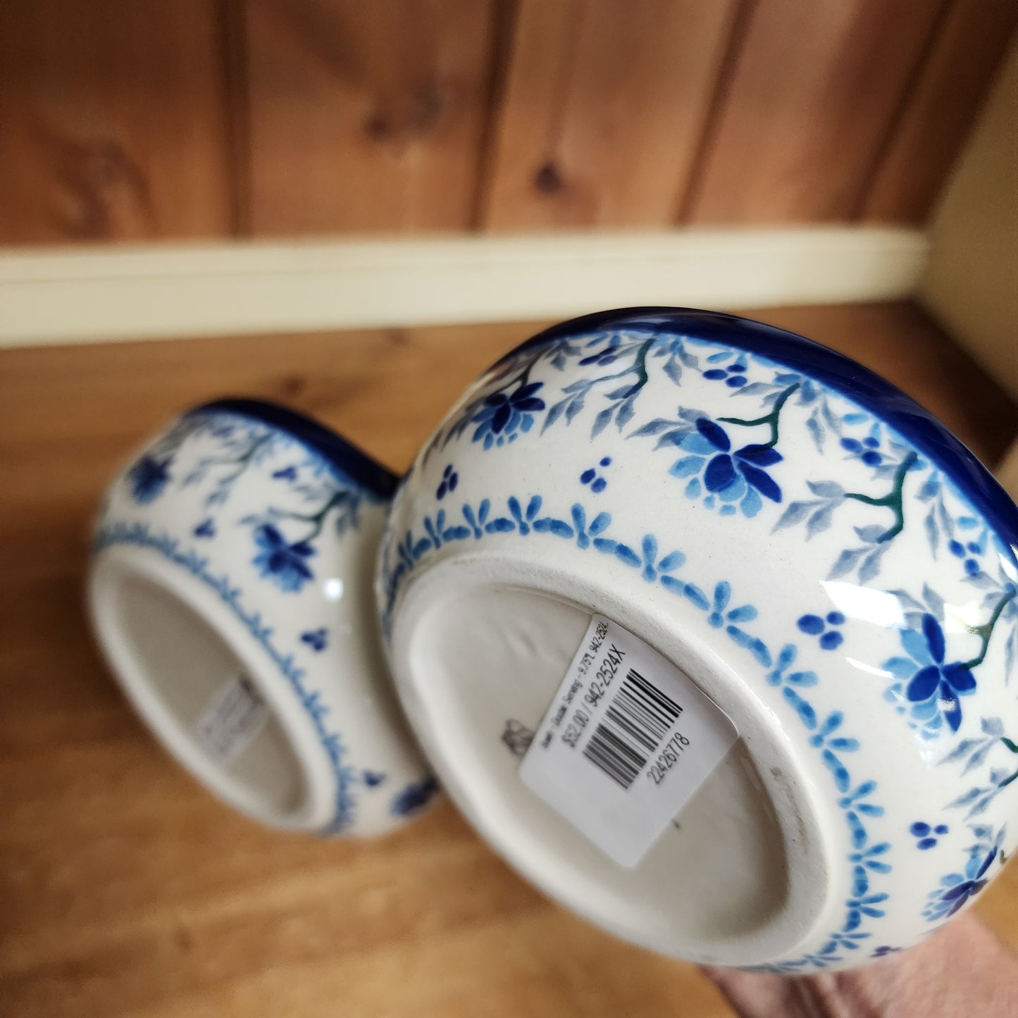 Bowls ~ Double Serving ~ 9.75"L 942-2524X Clover Fields