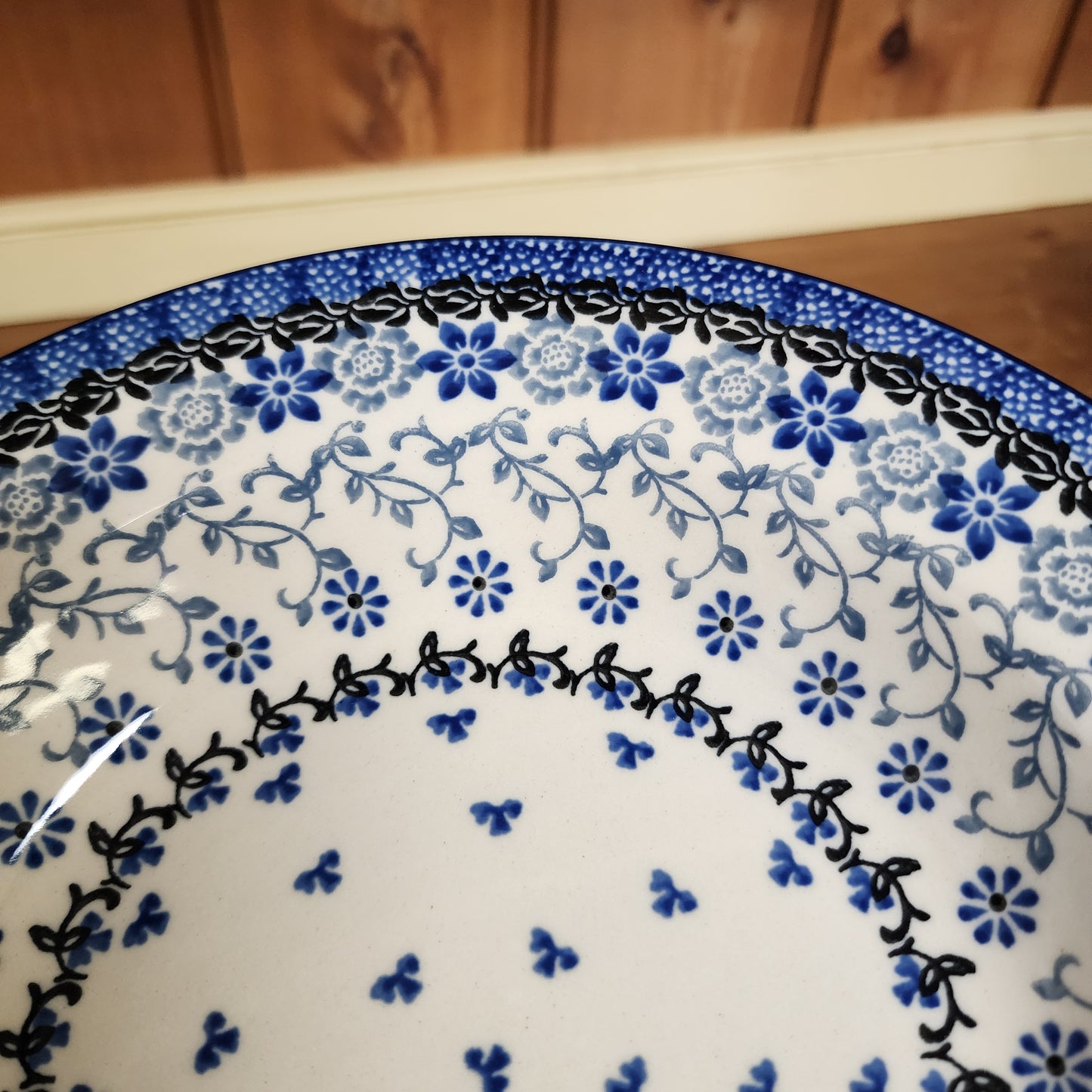 Bowl ~ Salad / Pasta ~ 9" 014-2158X Silver Lace 1.4 cups