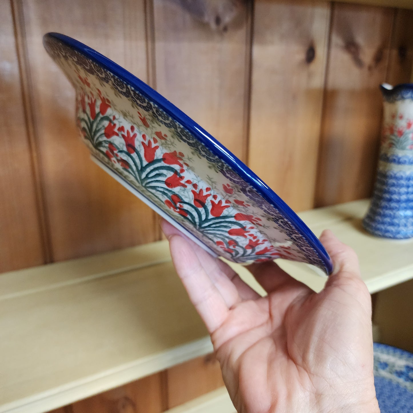 Bowl Salad / Pasta 9" 1437X ~ Crimson Bells