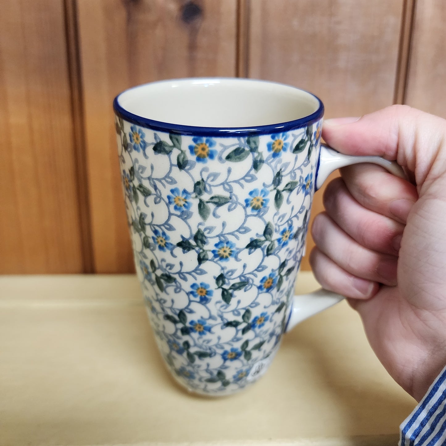 Mug 12 oz Tall Latte C52-2089X Forget Me Knots pf0526