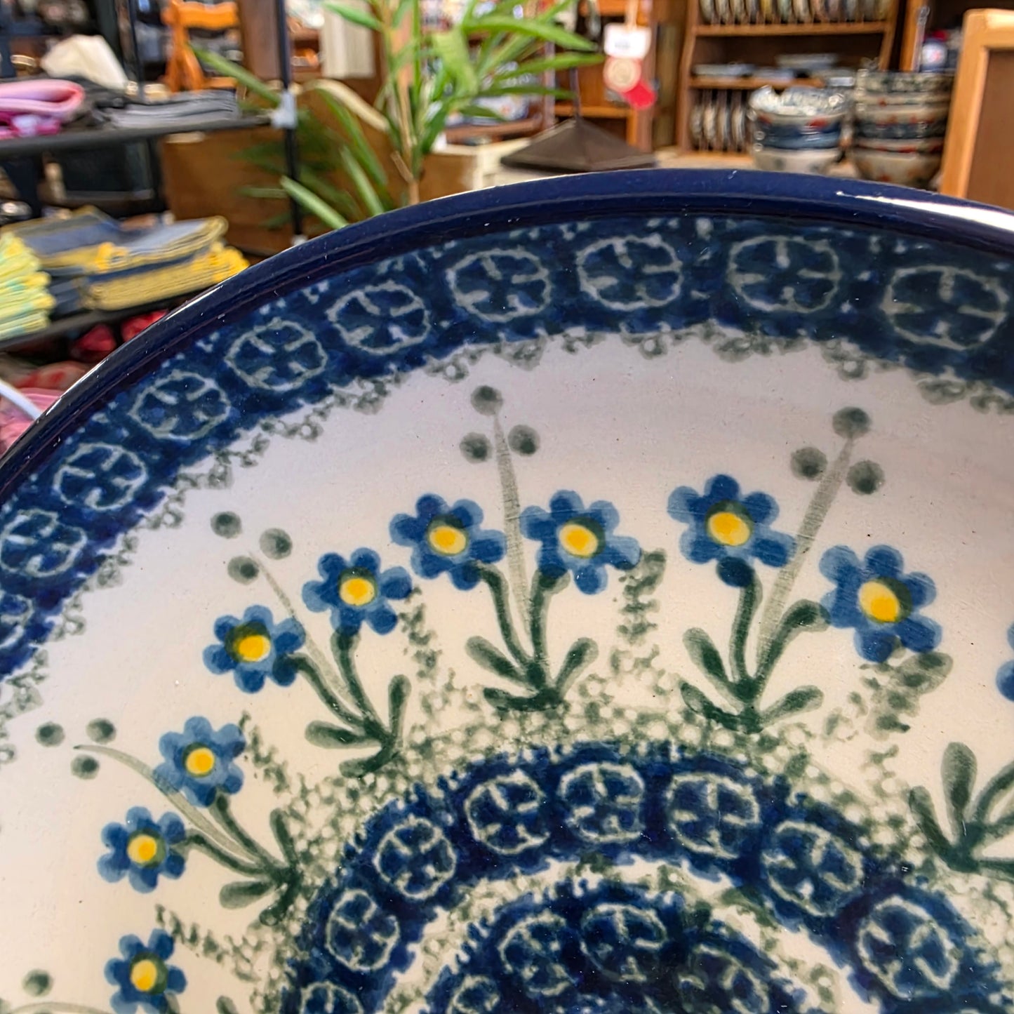 Plate 7.75" Dessert 0614X ~ Blue Spring Daisy