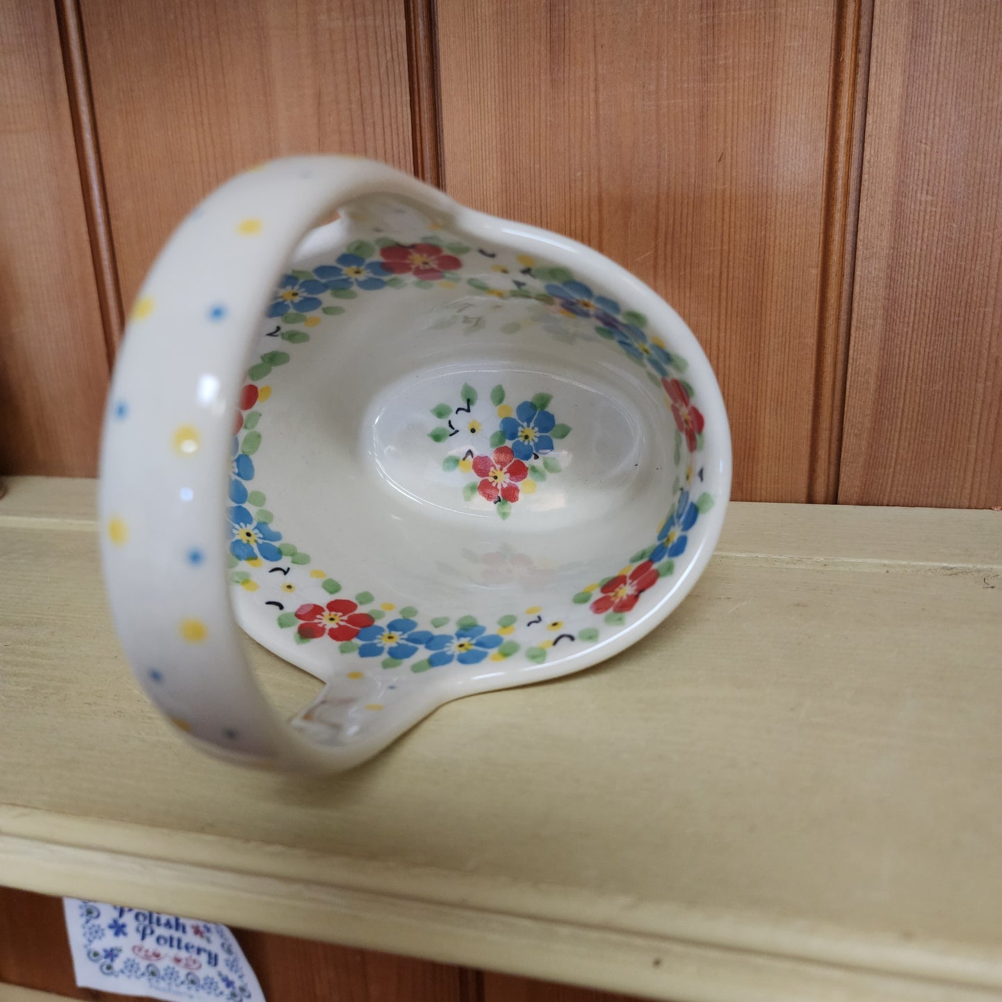 Basket with Handle 2413X ~ Summer Blooms