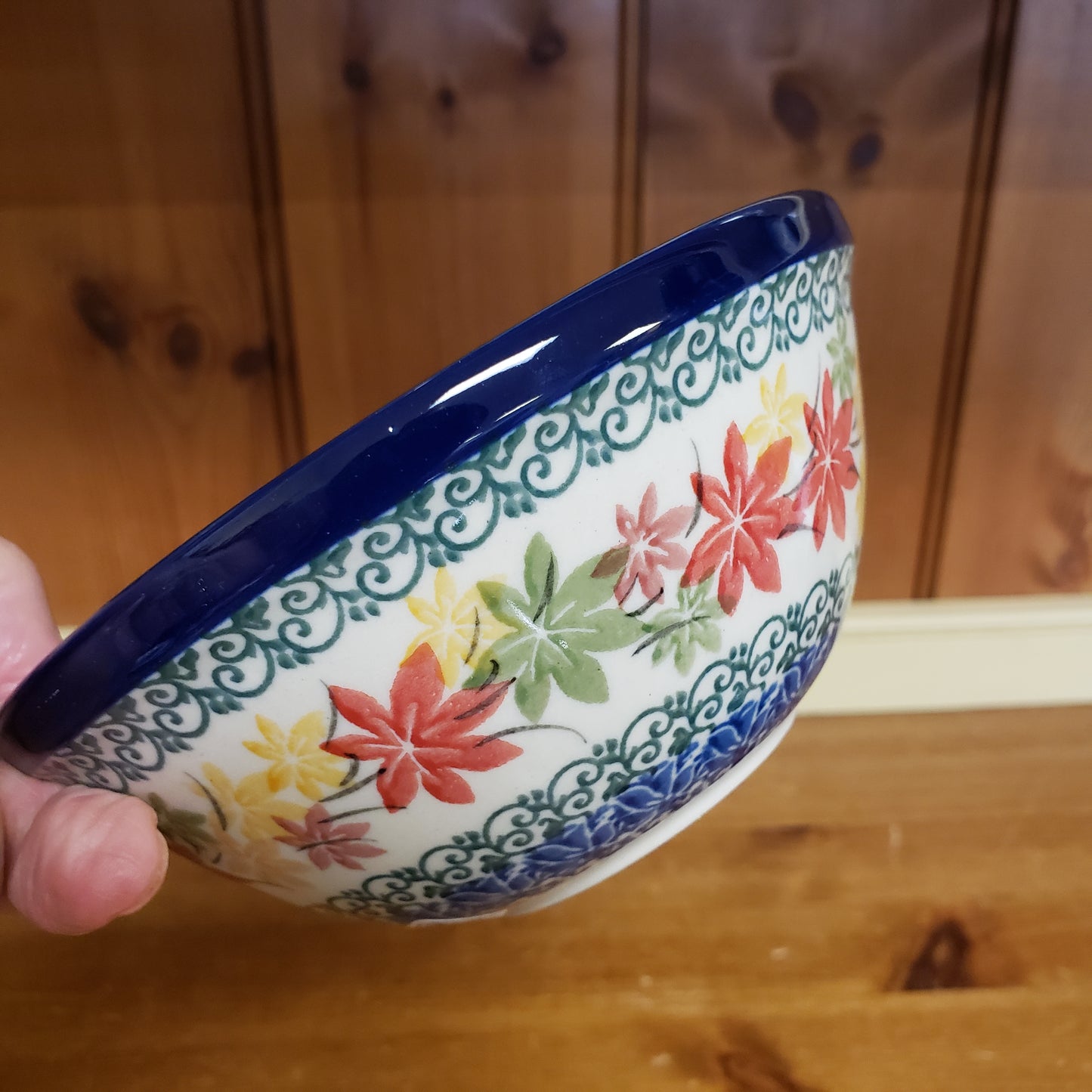 Bowl ~ Nesting Salad/Cereal ~ 5.5" W 059-2533X Maple Harvest 1.5 cups