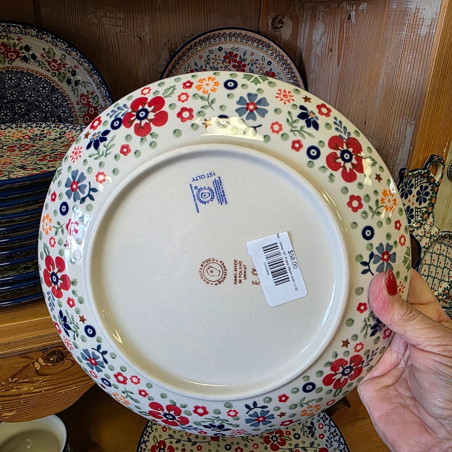 Plate ~ Dinner 10" Prairie Bloom eo34