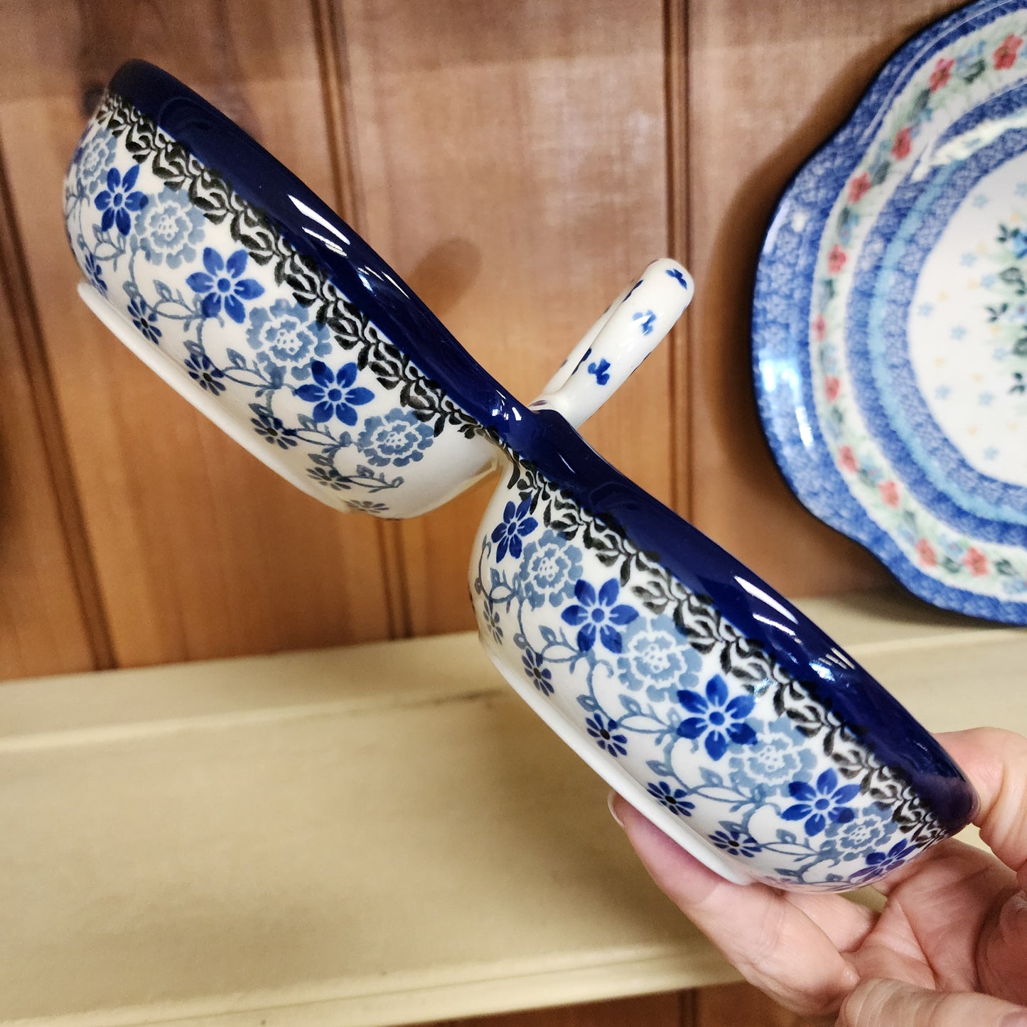 Bowls Double Serving 9.75"L 2158X ~ Silver Lace